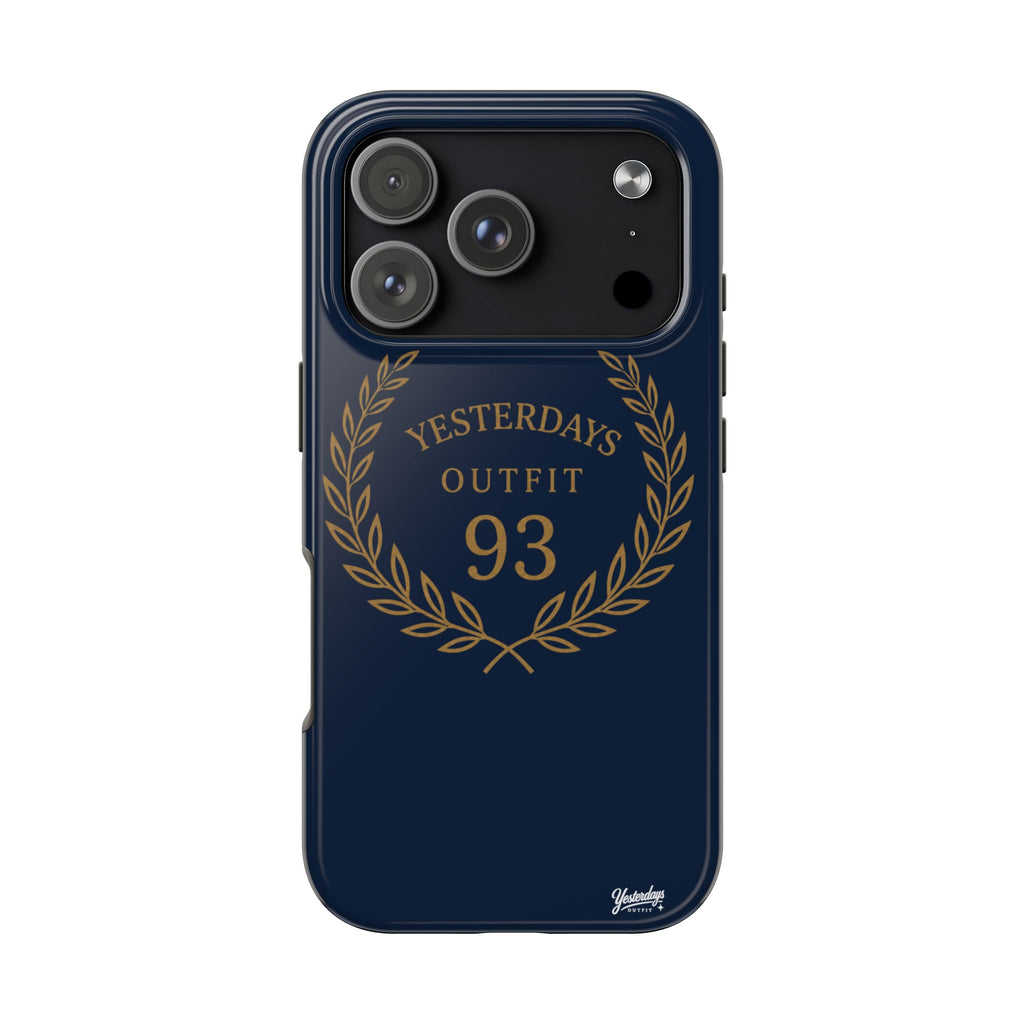 Yesterdays Outfit 93 Phone Case | Laurel Wreath Navy Protective Case