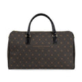 YO Monogram Canvas Weekender Bag | Yesterday’s Outfit Faux Leather Travel Bag