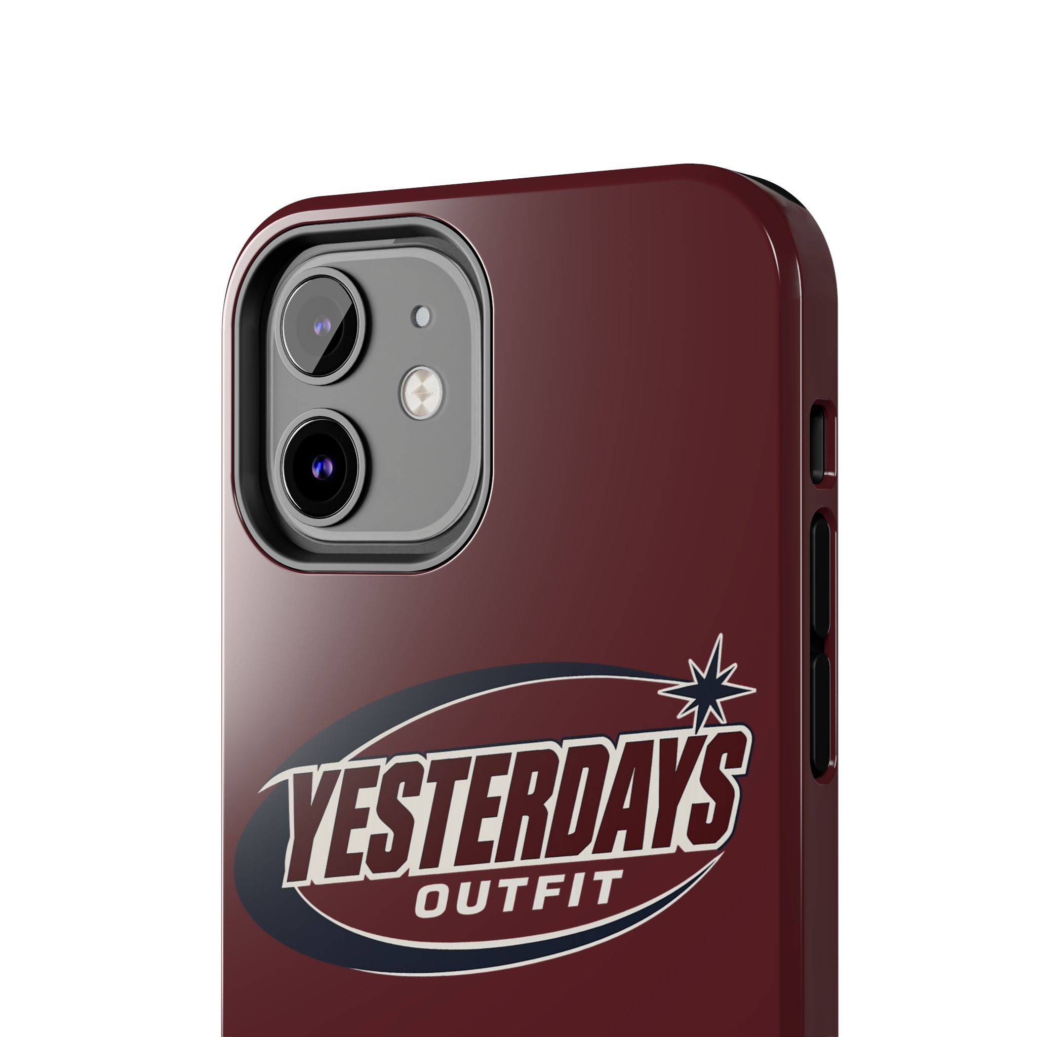 Yesterdays Outfit logo Tough Phone Case | Retro Badge iPhone Android