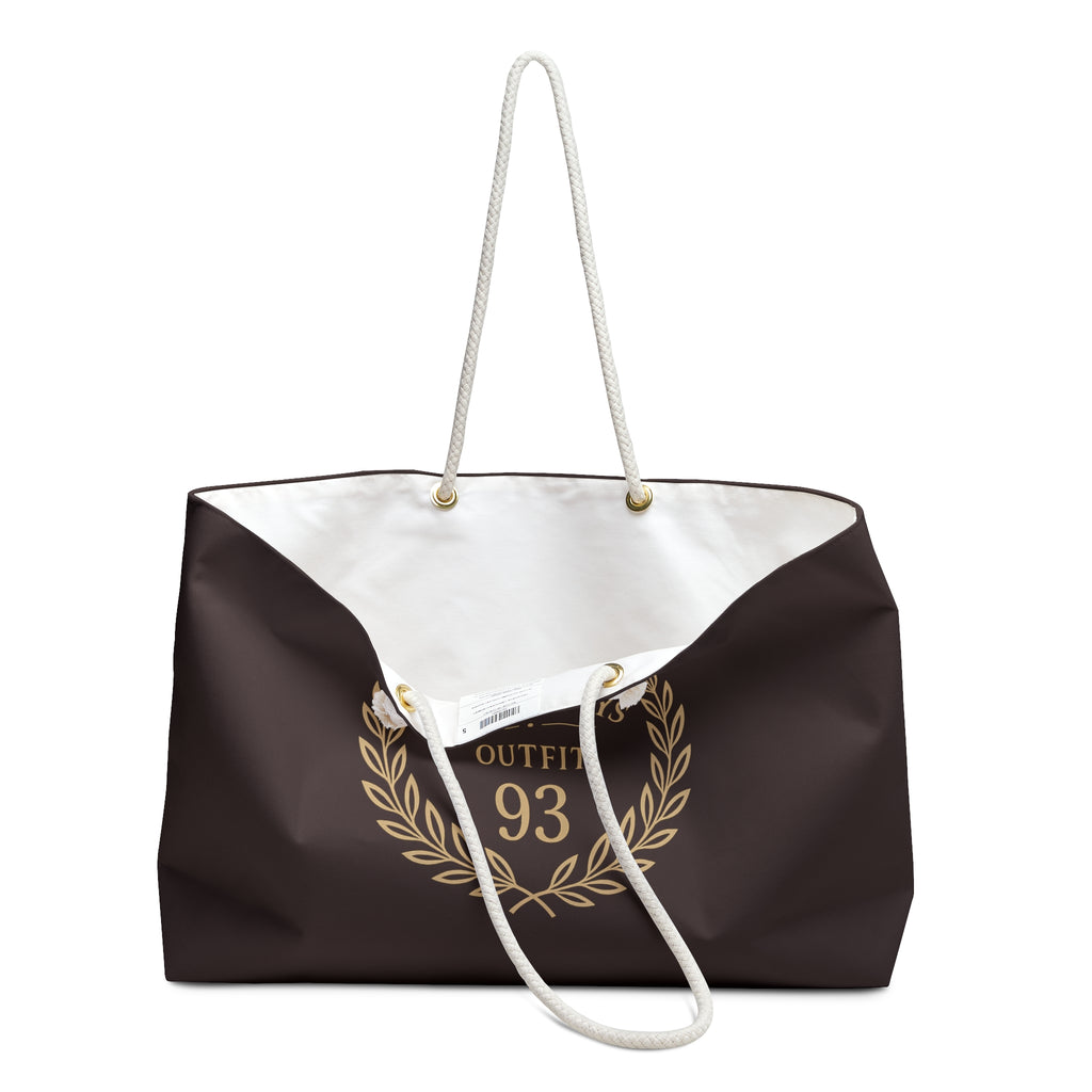 Yesterdays Outfit 93 Crest | Brown Weekender Bag