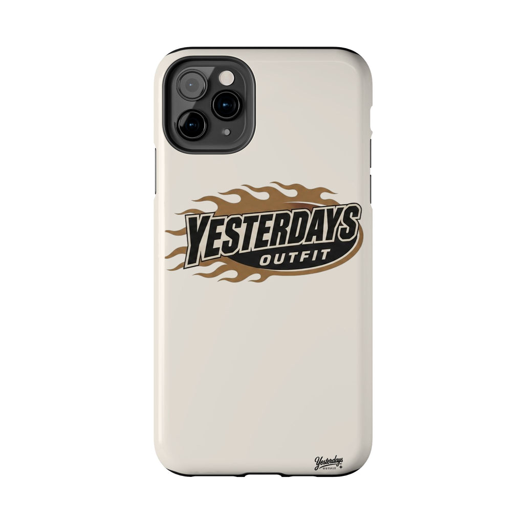 Yesterdays Outfit Flame Logo Phone Case | Tough Phone Case