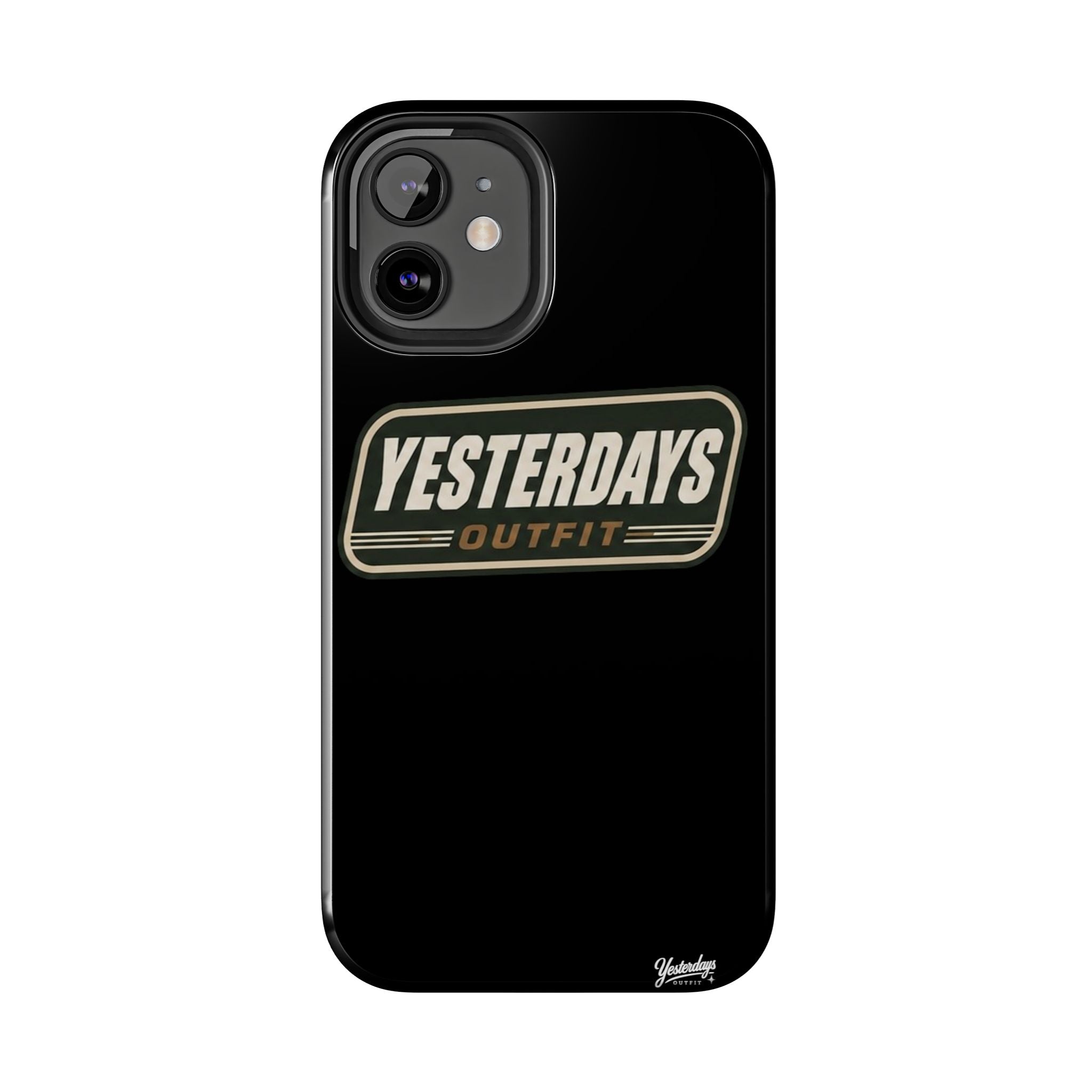 Yesterdays Outfit vintage logo Tough Phone Case | retro badge phone cover