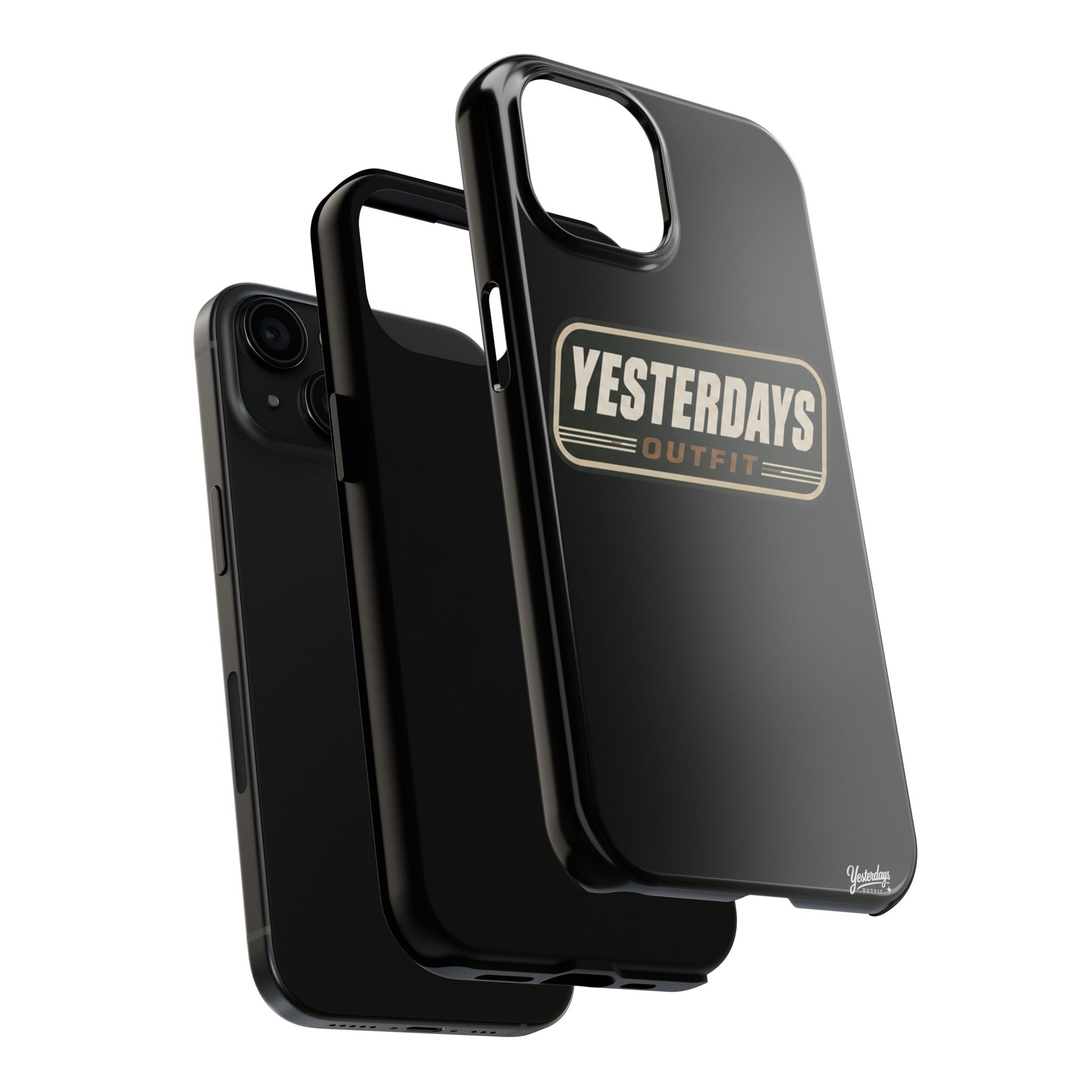 Yesterdays Outfit vintage logo Tough Phone Case | retro badge phone cover