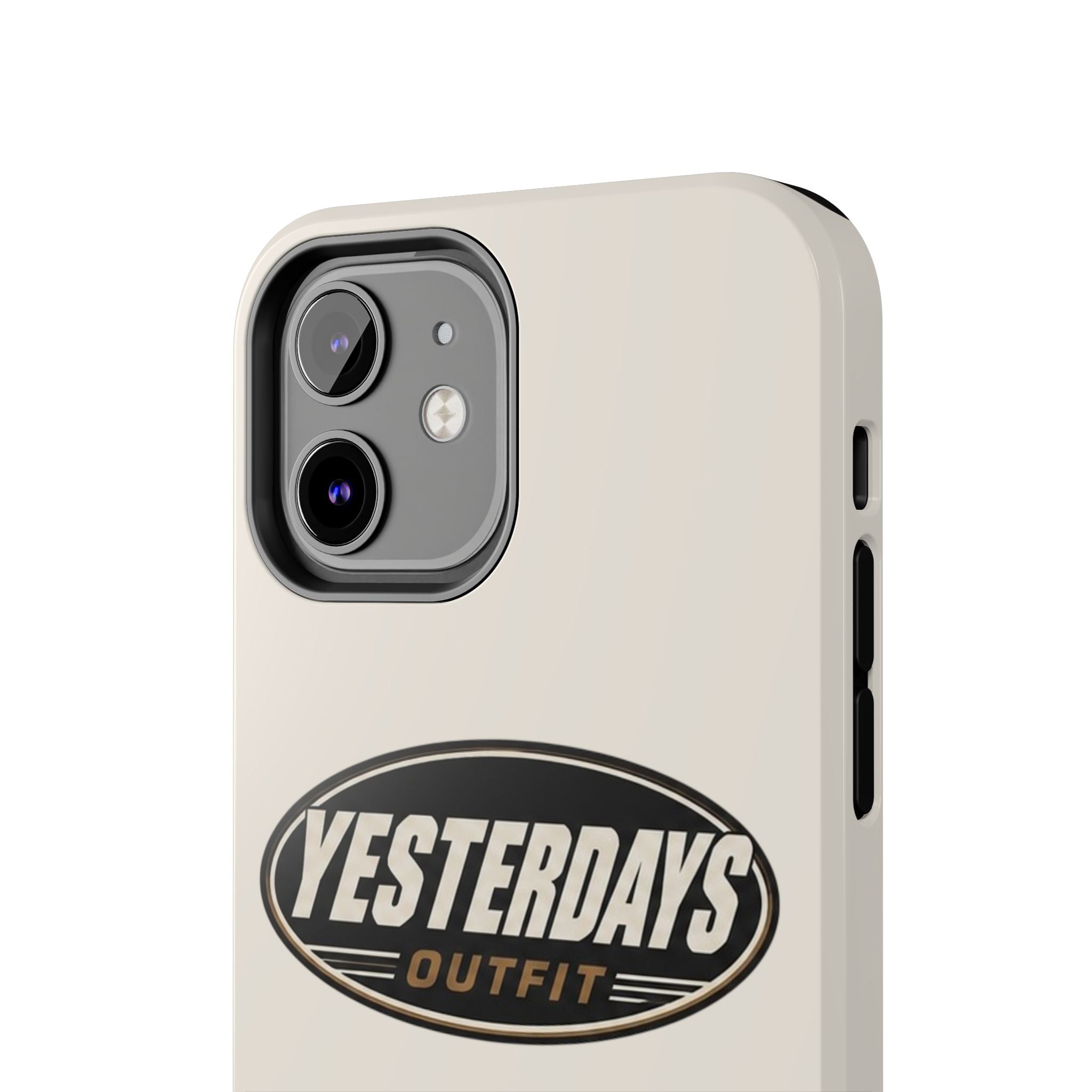 Yesterdays Outfit phone case | Tough Phone Cases, retro oval logo