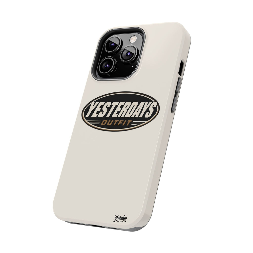 Yesterdays Outfit phone case | Tough Phone Cases, retro oval logo