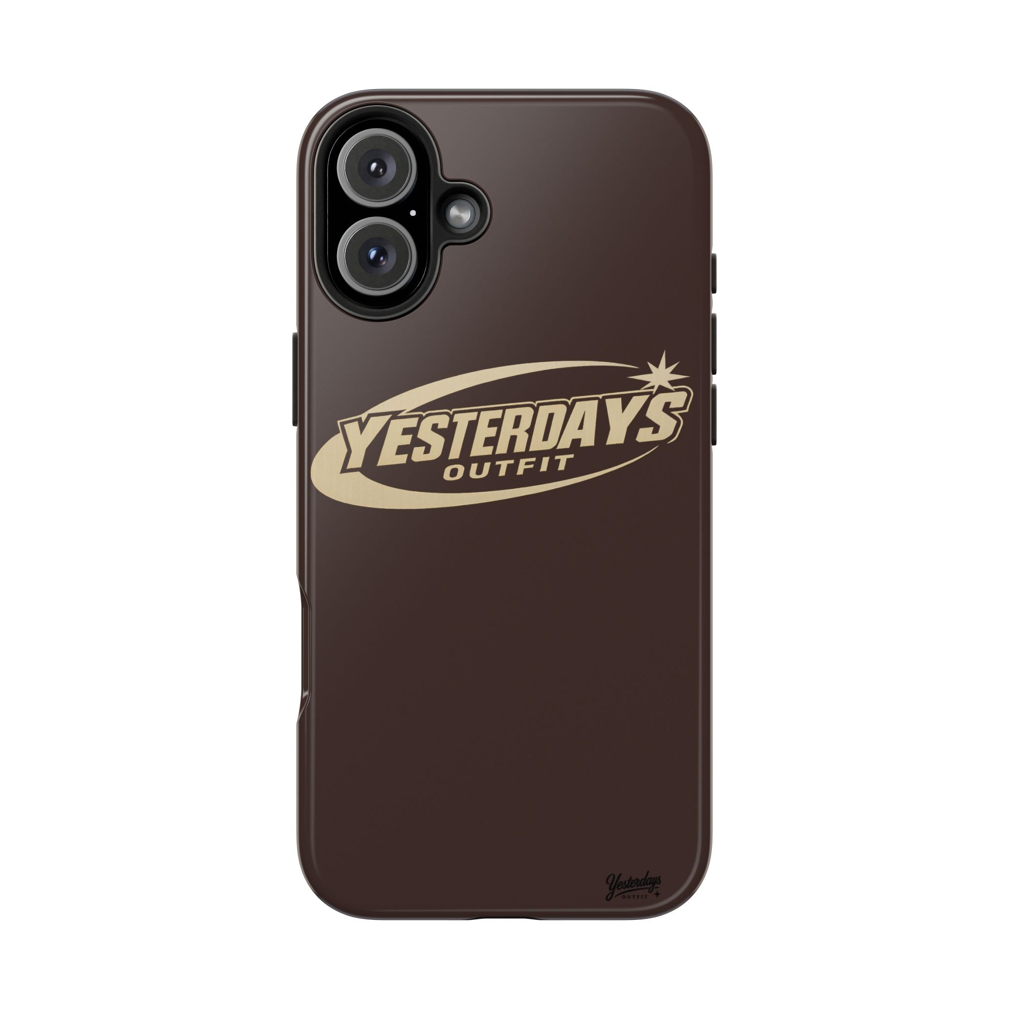 Yesterdays Outfit logo Tough Phone Case | Retro Badge Phone Case