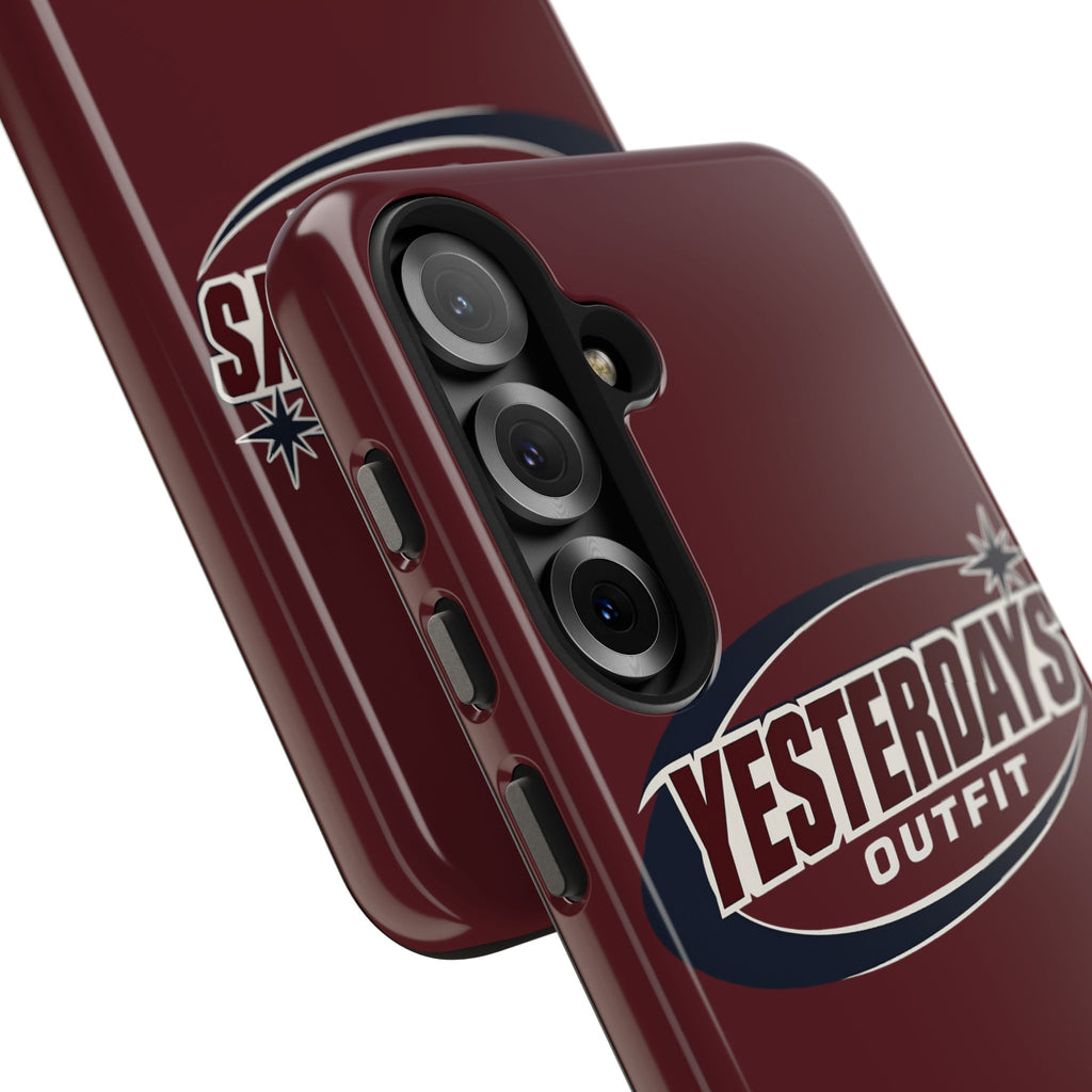 Yesterdays Outfit logo Tough Phone Case | Retro Badge iPhone Android