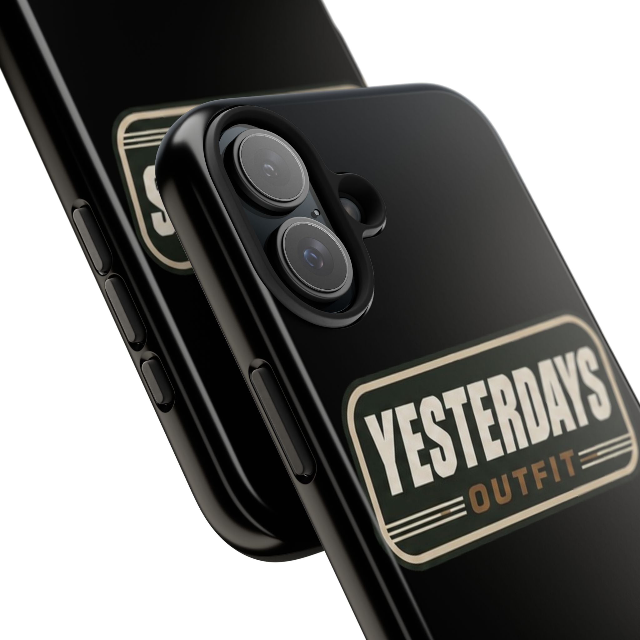 Yesterdays Outfit vintage logo Tough Phone Case | retro badge phone cover