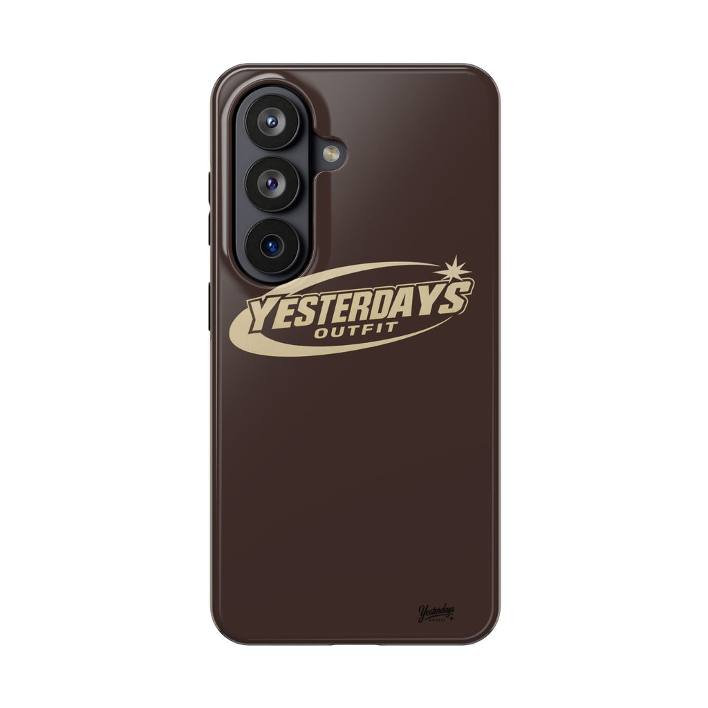 Yesterdays Outfit logo Tough Phone Case | Retro Badge Phone Case
