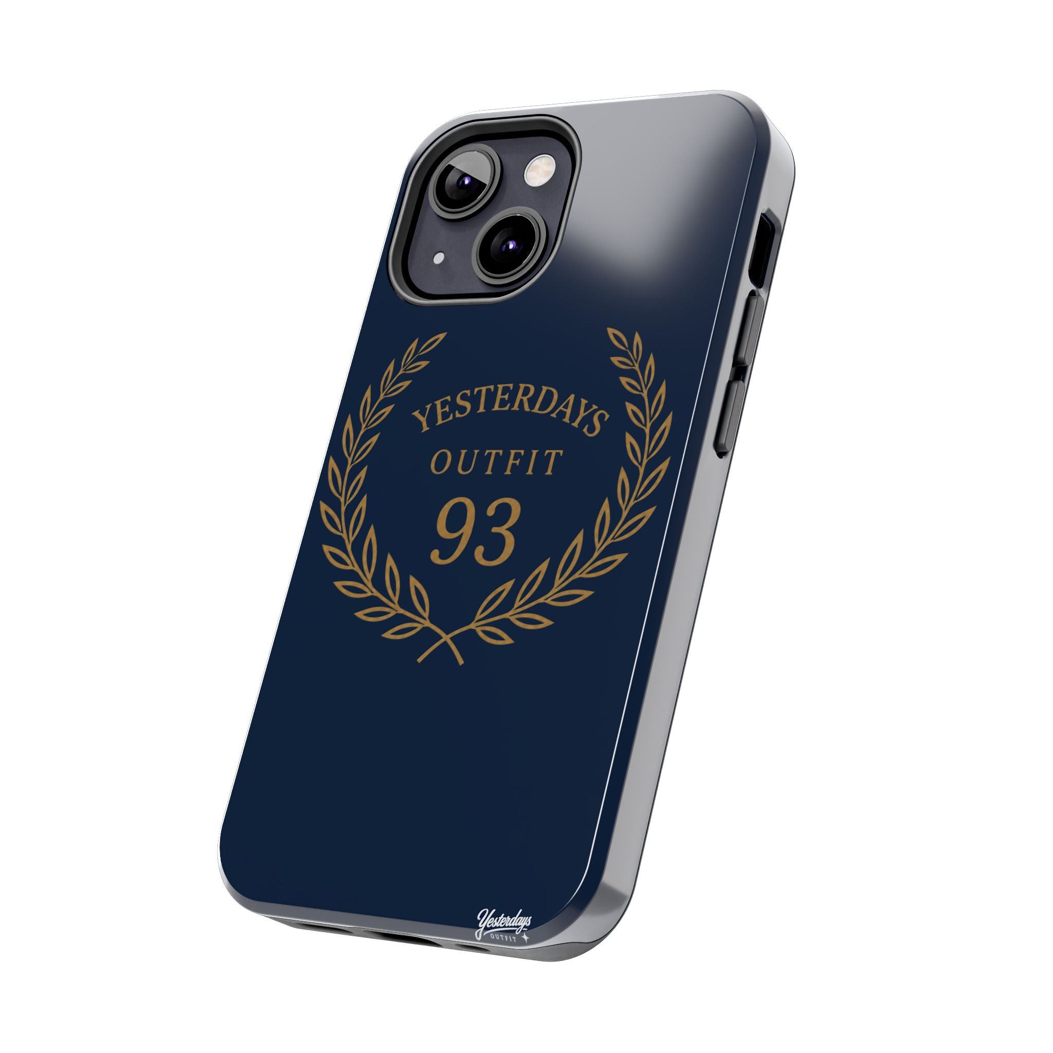 Yesterdays Outfit 93 Phone Case | Laurel Wreath Navy Protective Case