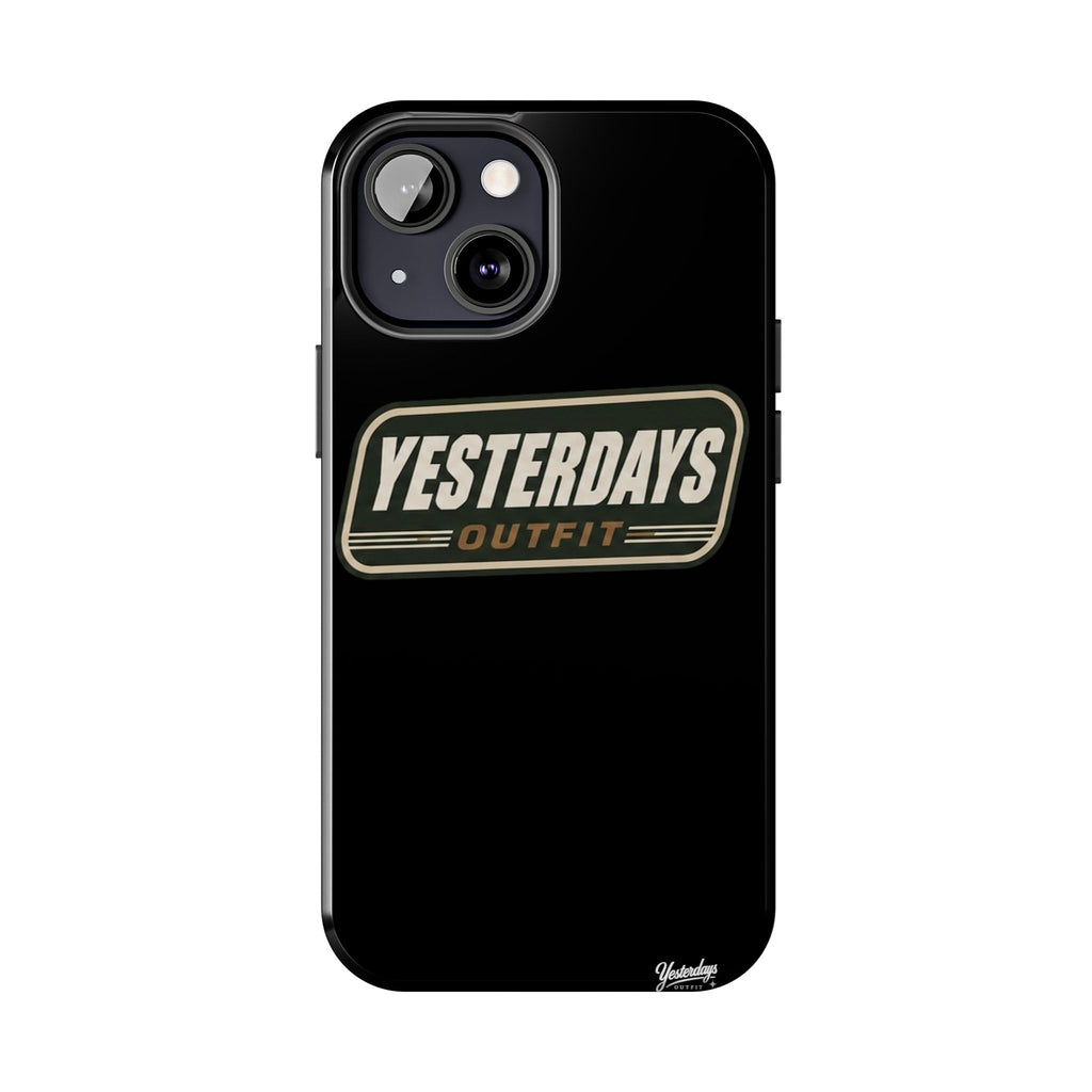Yesterdays Outfit vintage logo Tough Phone Case | retro badge phone cover