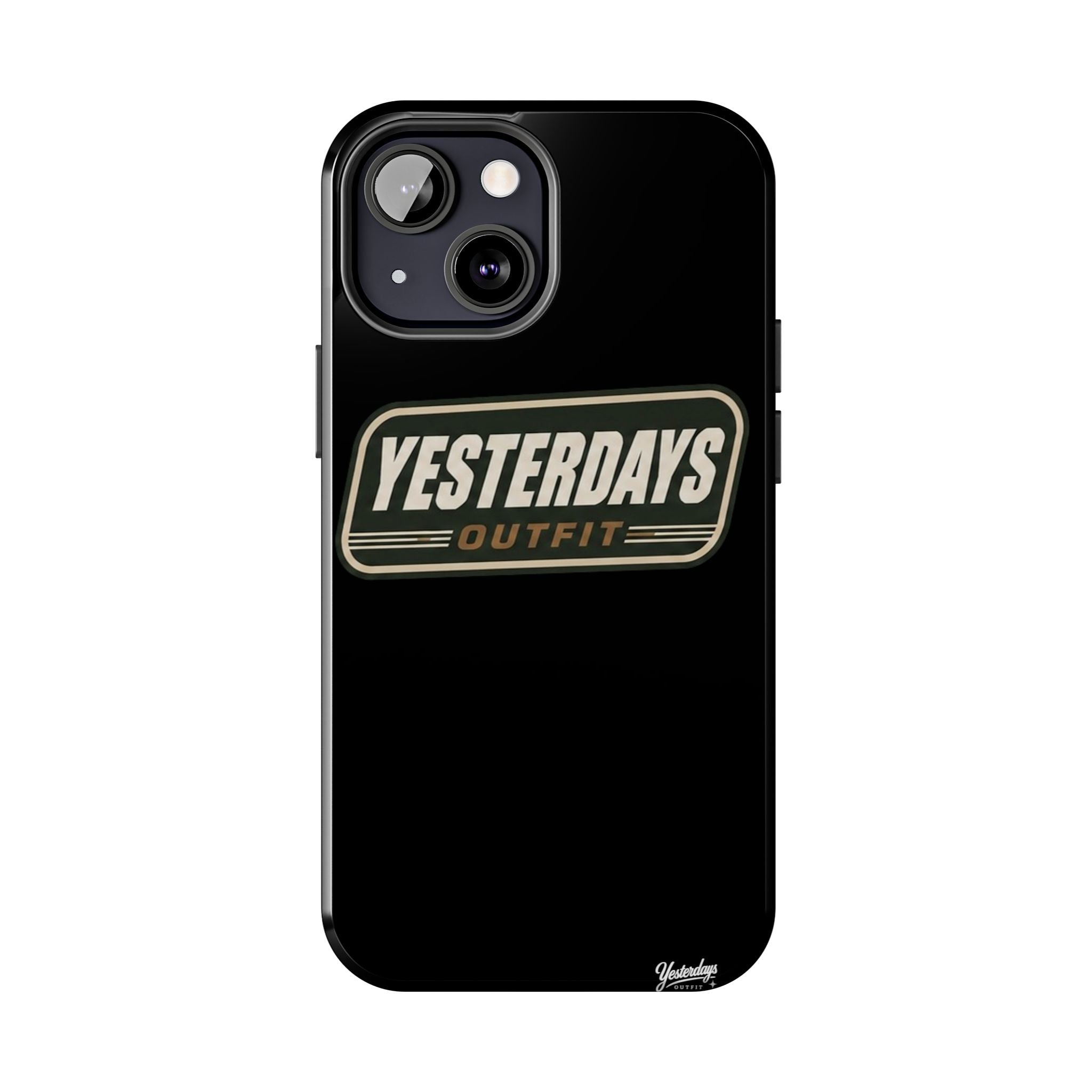 Yesterdays Outfit vintage logo Tough Phone Case | retro badge phone cover