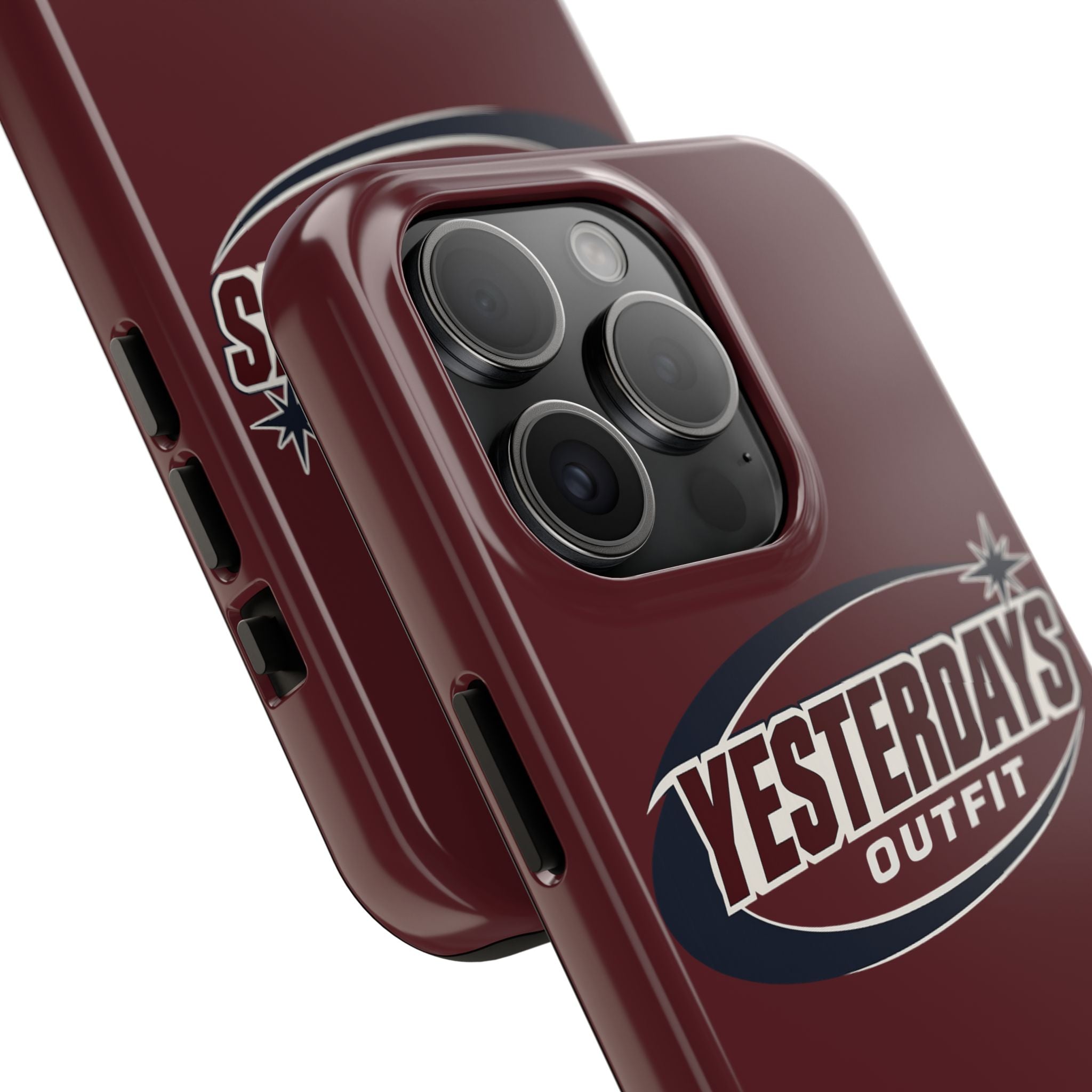 Yesterdays Outfit logo Tough Phone Case | Retro Badge iPhone Android