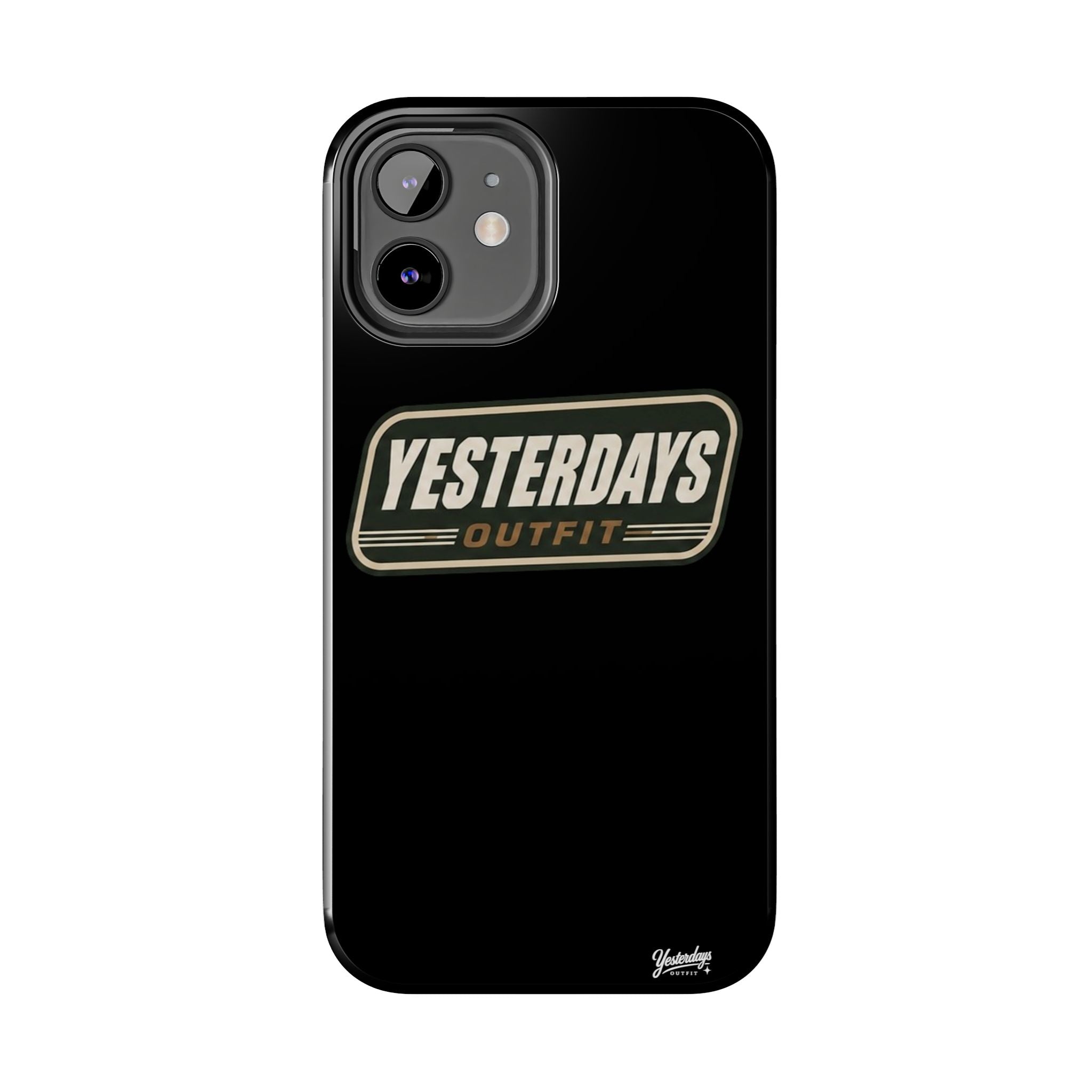 Yesterdays Outfit vintage logo Tough Phone Case | retro badge phone cover