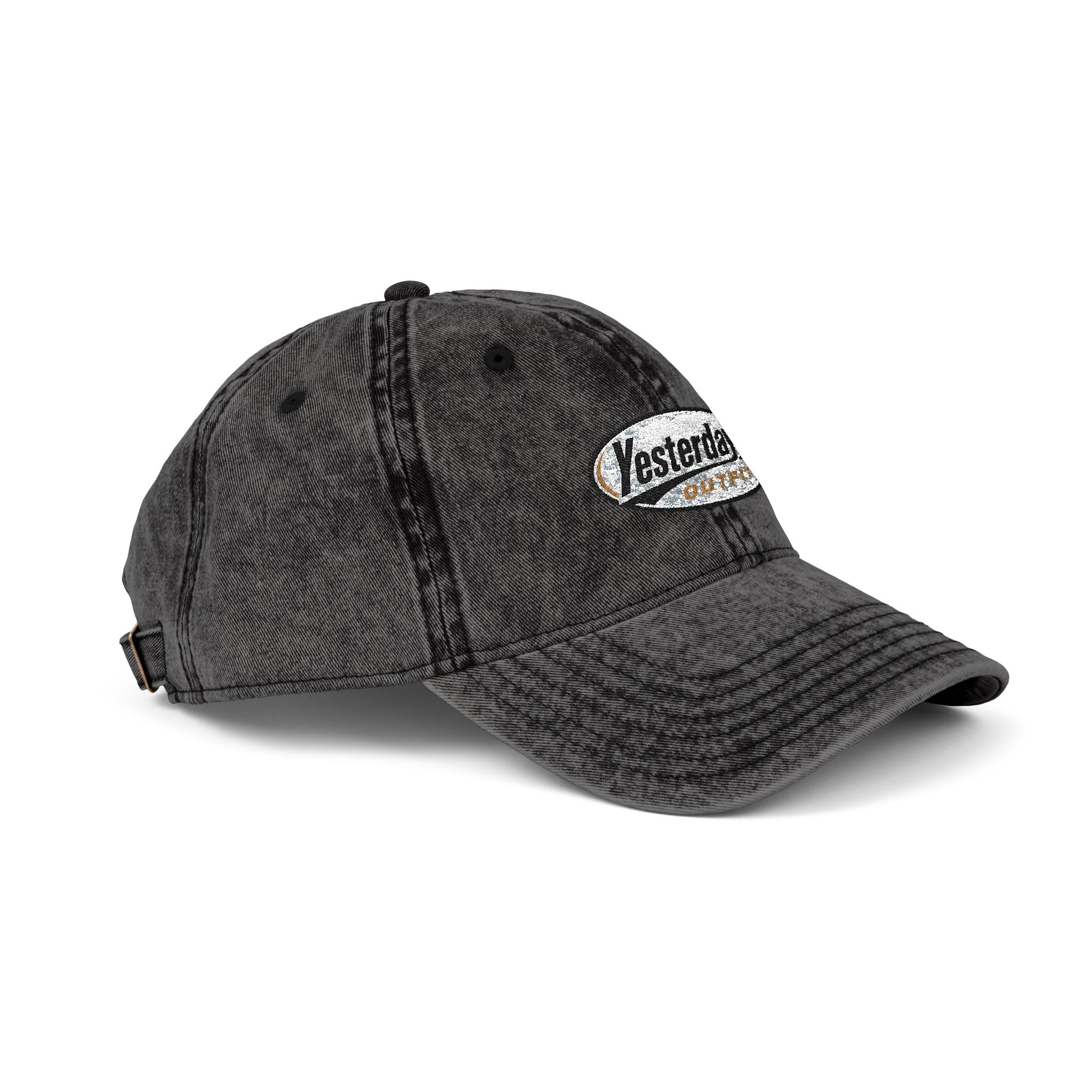 Yesterdays Logo Vintage Cap, Embroidered Hat | Distressed Baseball Cap