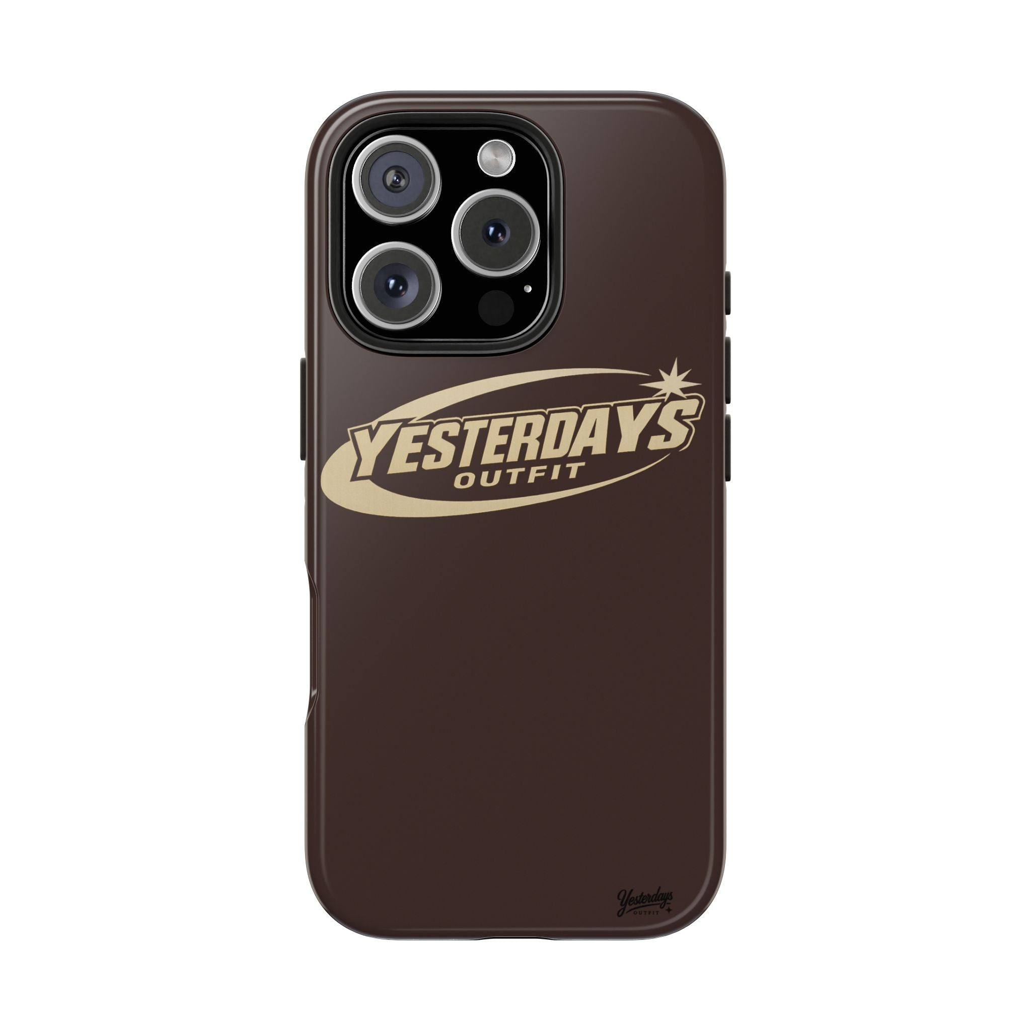 Yesterdays Outfit logo Tough Phone Case | Retro Badge Phone Case