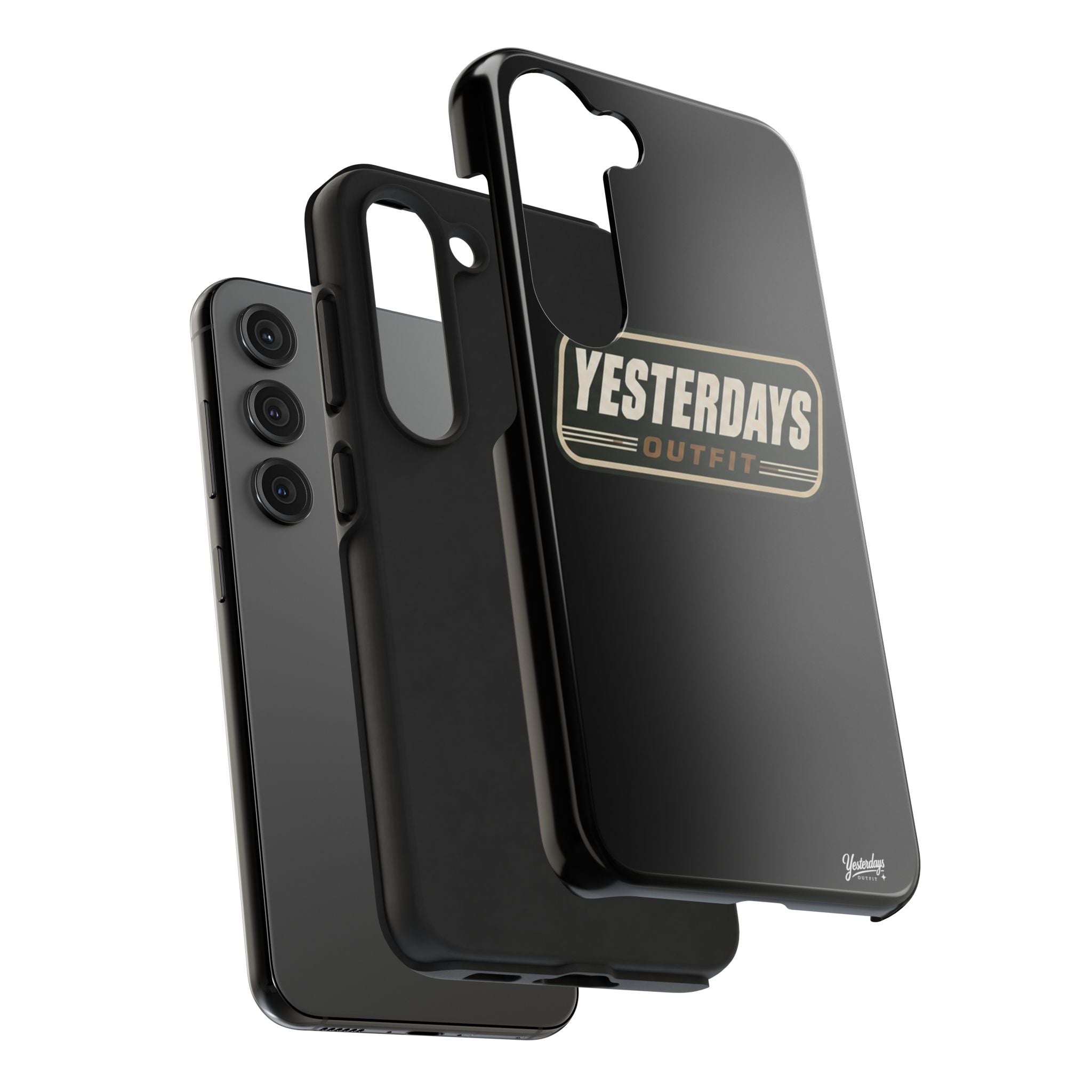 Yesterdays Outfit vintage logo Tough Phone Case | retro badge phone cover