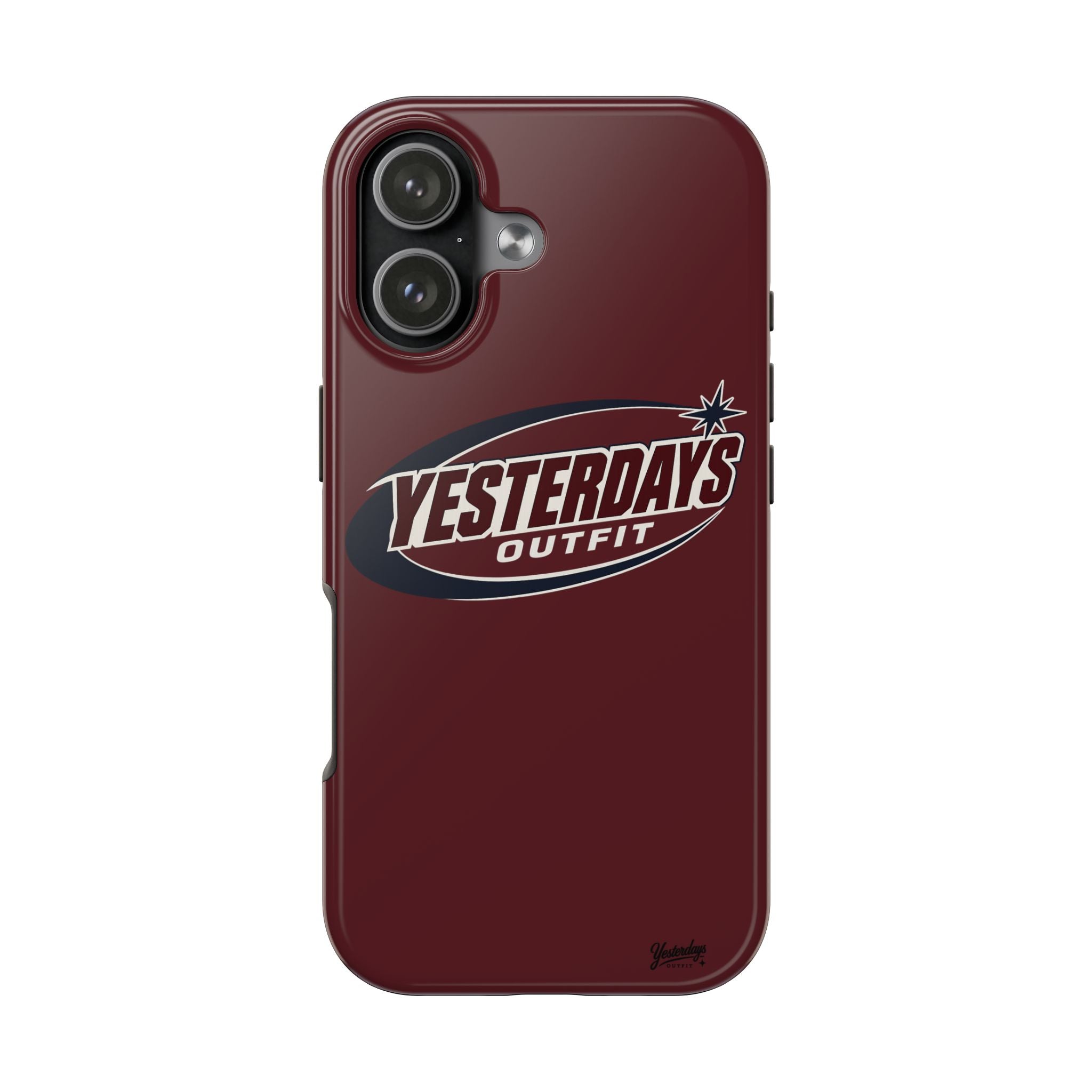 Yesterdays Outfit logo Tough Phone Case | Retro Badge iPhone Android