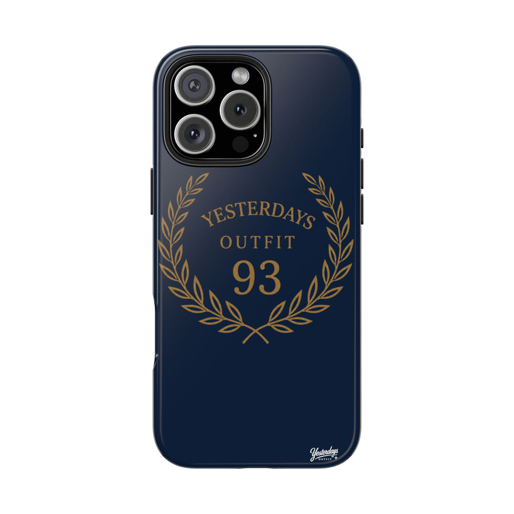 Yesterdays Outfit 93 Phone Case | Laurel Wreath Navy Protective Case