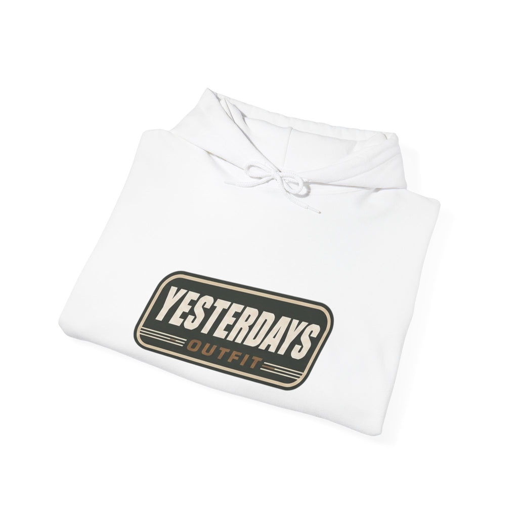 Yesterdays Outfit logo Hoodie | Vintage Patch Graphic Sweatshirt