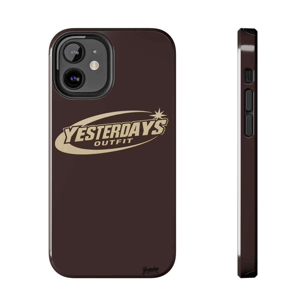 Yesterdays Outfit logo Tough Phone Case | Retro Badge Phone Case