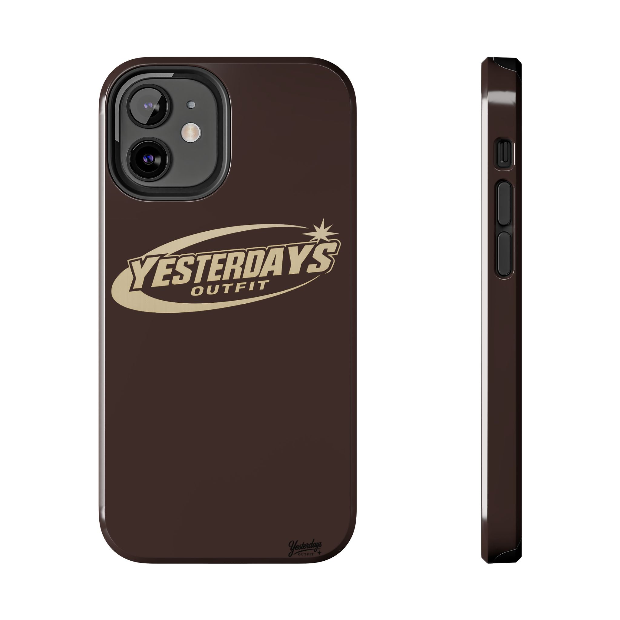 Yesterdays Outfit logo Tough Phone Case | Retro Badge Phone Case