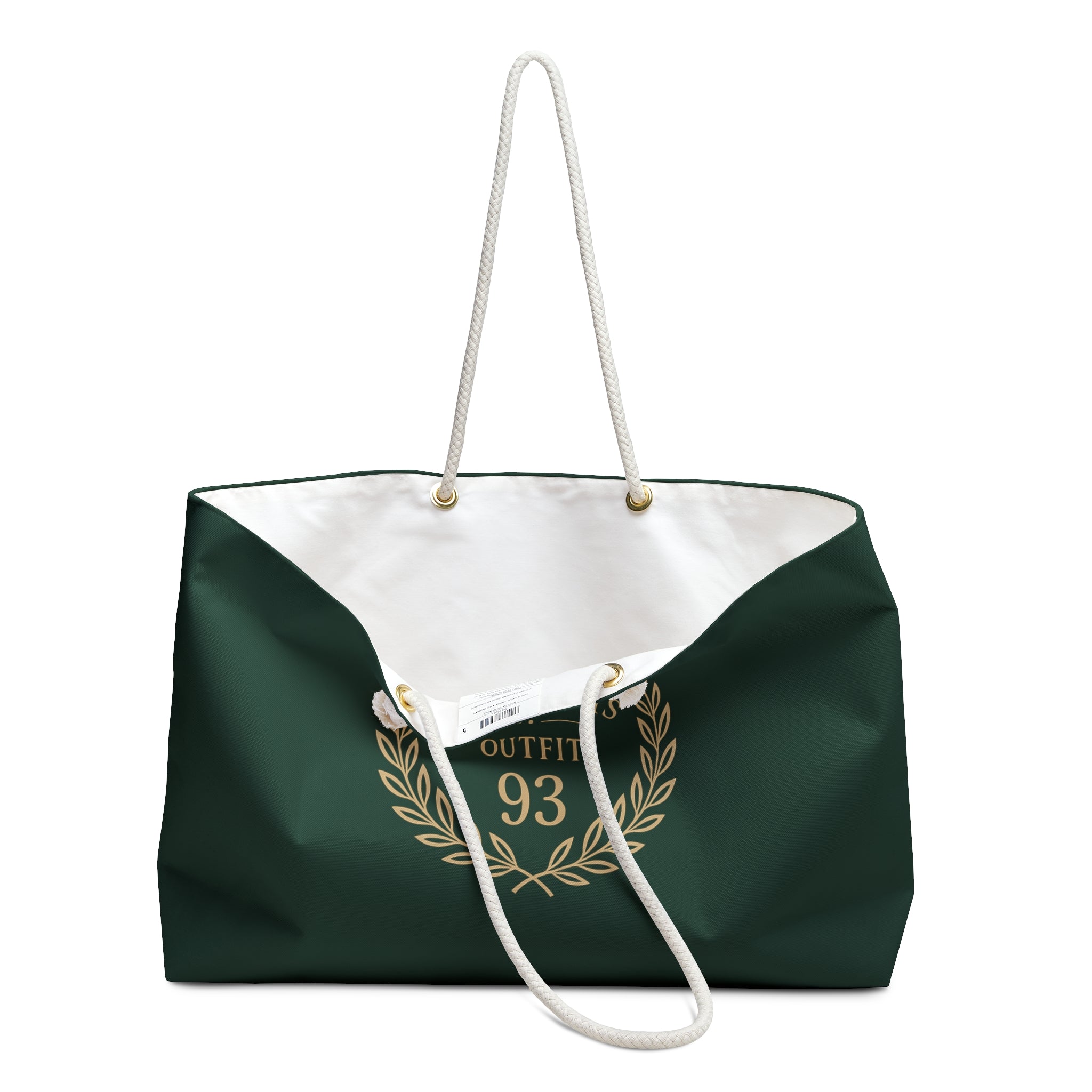 Yesterday's Outfit 93 Weekender Bag | Dark Green Laurel Travel Tote