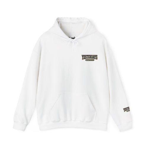 Yesterday's Classic Hoodie — Minimal Vintage Logo Pullover