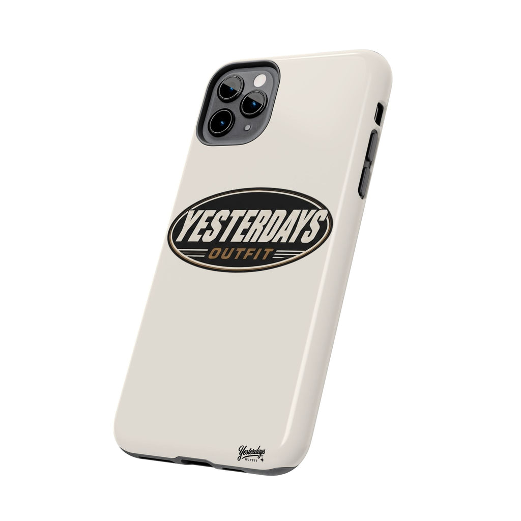 Yesterdays Outfit phone case | Tough Phone Cases, retro oval logo