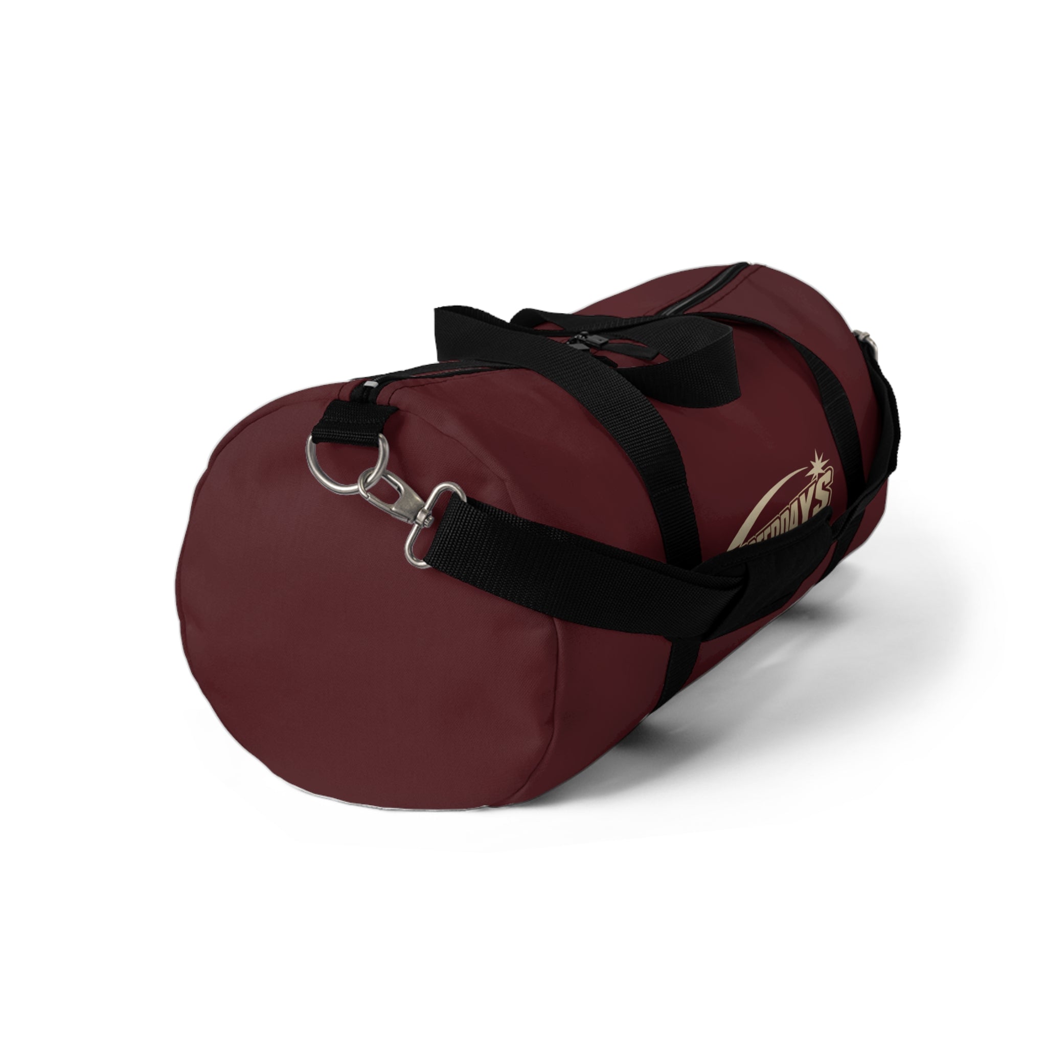 Yesterdays Outfit Logo Duffel Bag | Maroon Gym Travel Bag