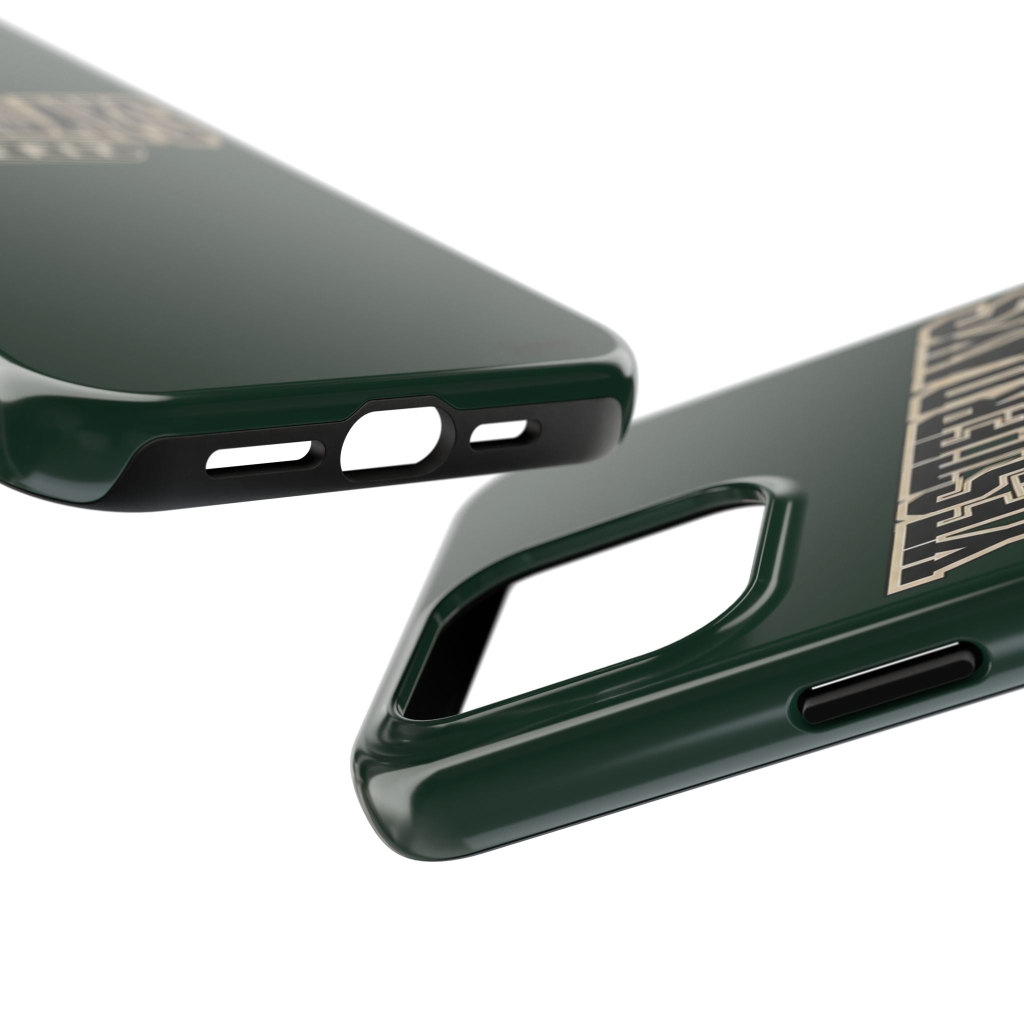 Yesterdays Outfit phone case | Retro collegiate logo, tough protective case