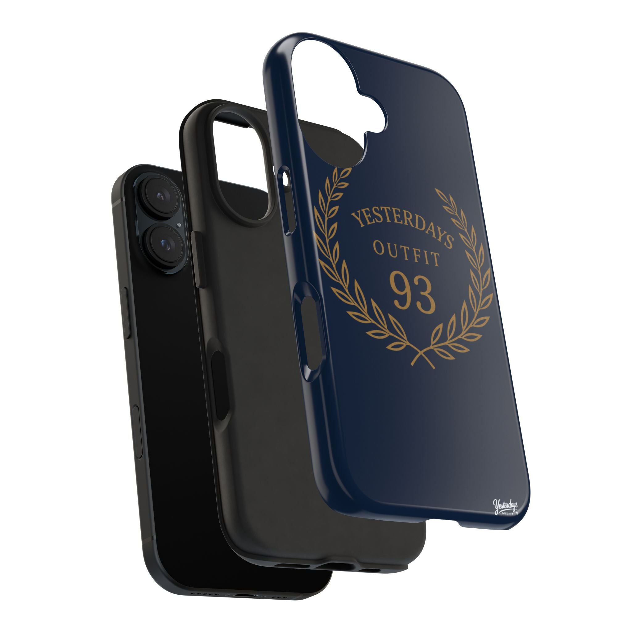 Yesterdays Outfit 93 Phone Case | Laurel Wreath Navy Protective Case