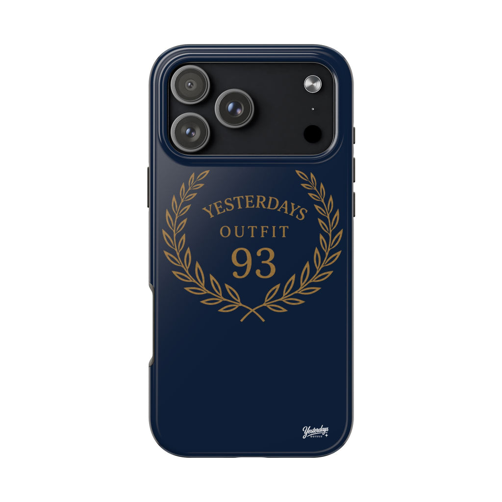 Yesterdays Outfit 93 Phone Case | Laurel Wreath Navy Protective Case