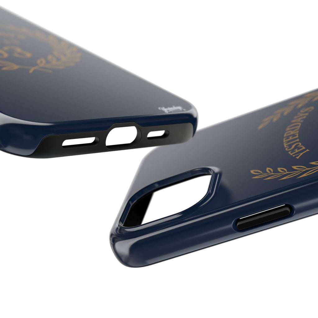Yesterdays Outfit 93 Phone Case | Laurel Wreath Navy Protective Case