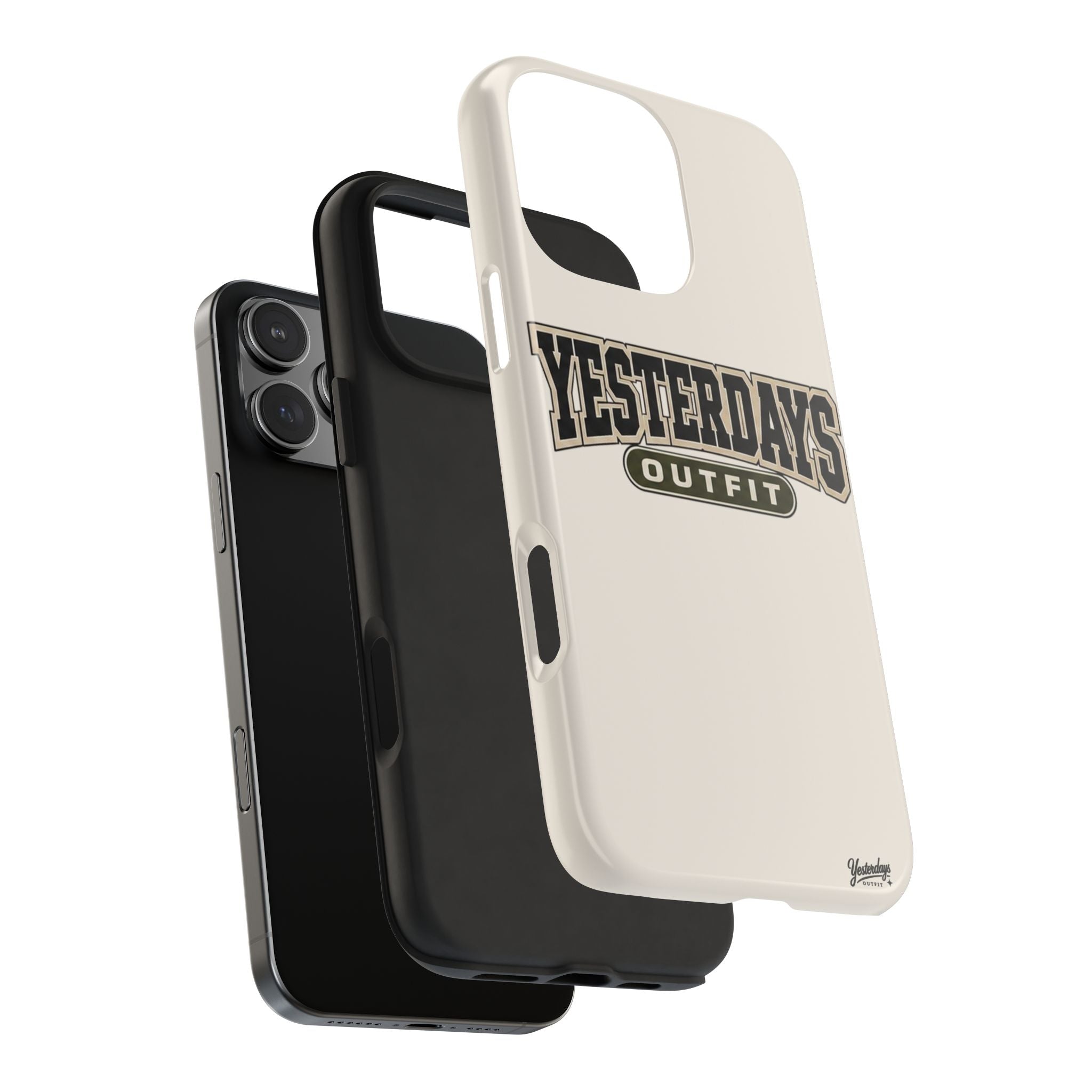 Yesterdays Outfit Phone Case | Retro Collegiate Logo, Tough Phone Case