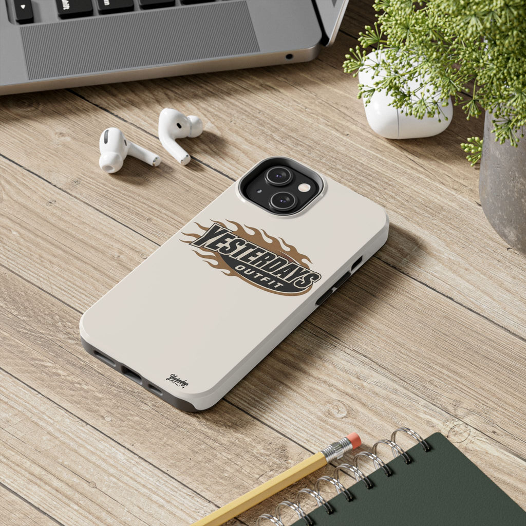 Yesterdays Outfit Flame Logo Phone Case | Tough Phone Case
