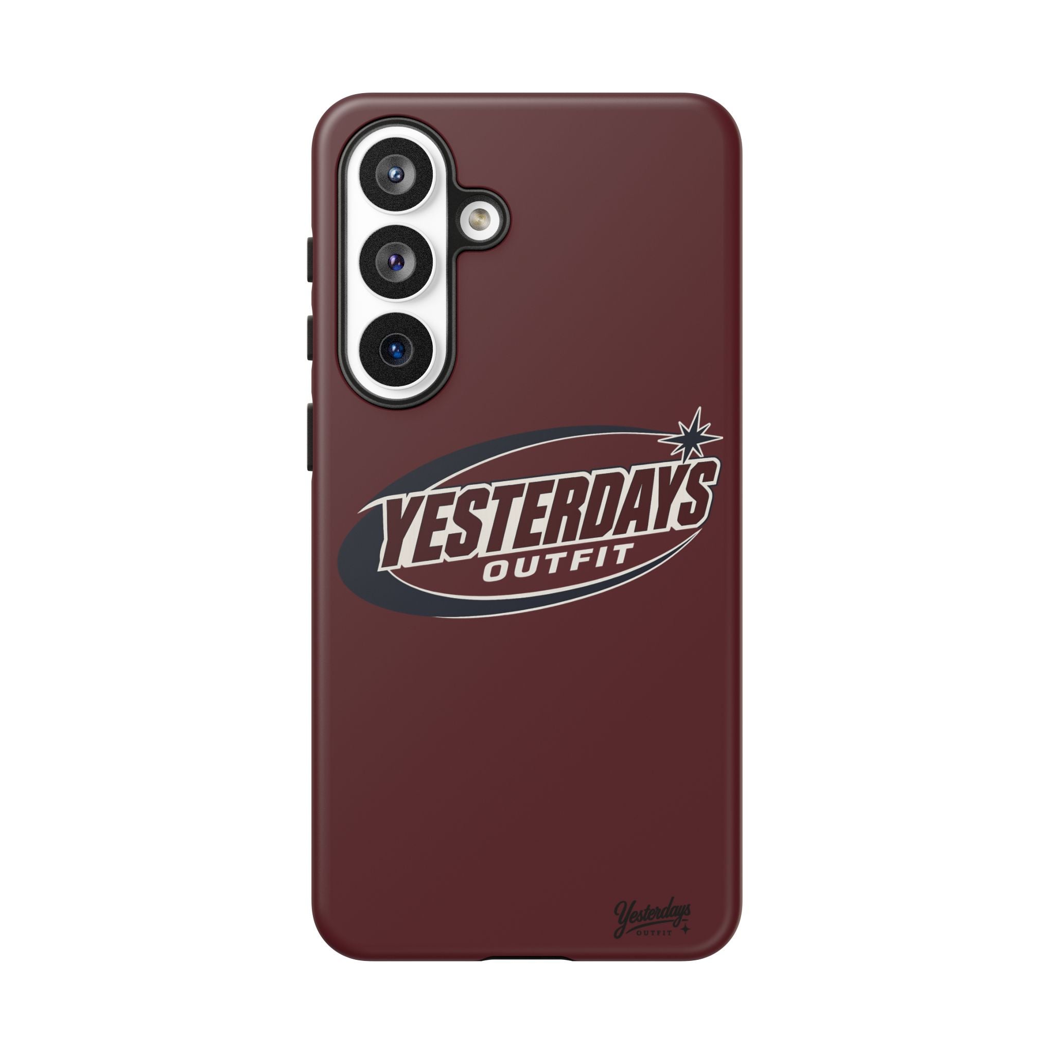 Retro Star | Burgundy Phone Case