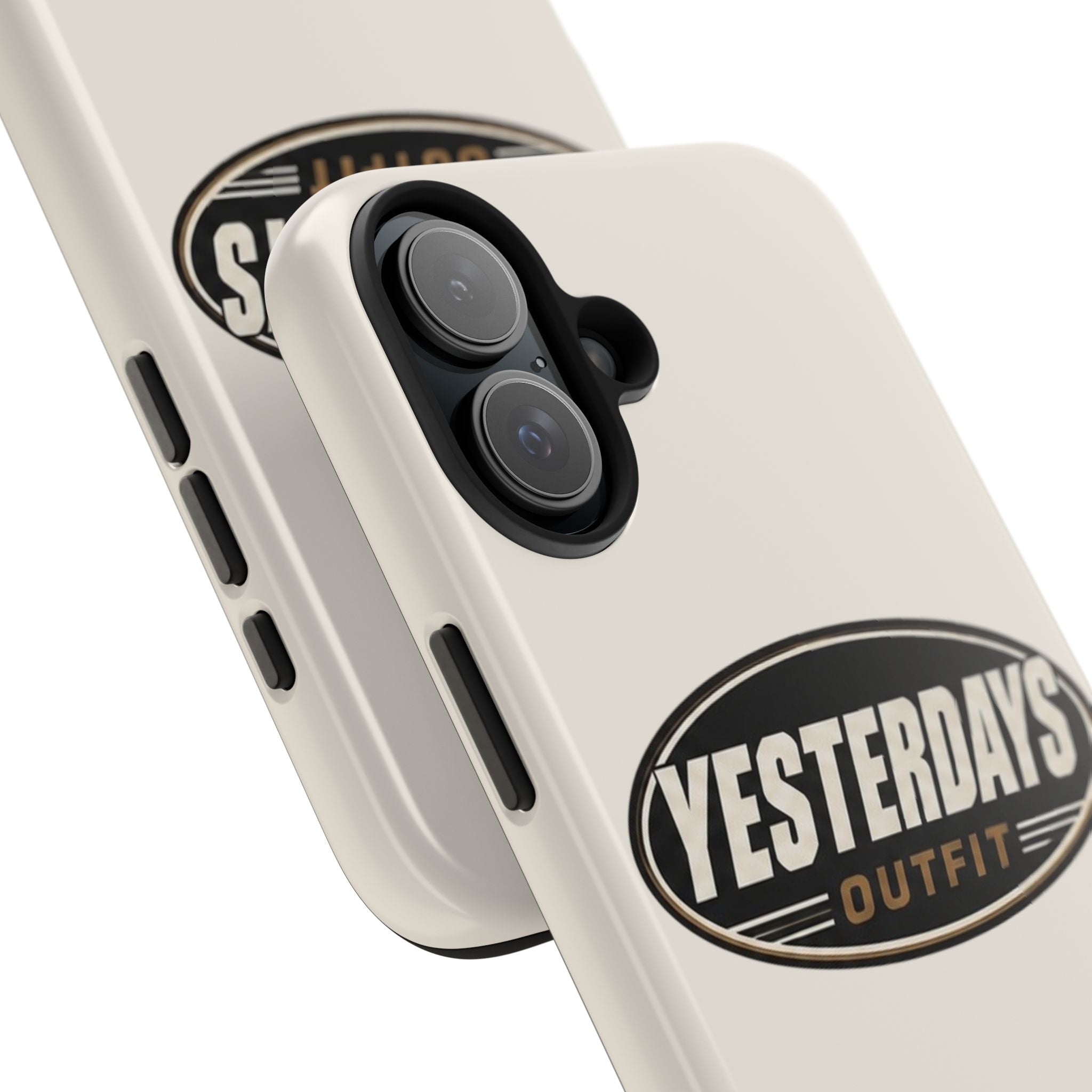 Yesterdays Outfit phone case | Tough Phone Cases, retro oval logo