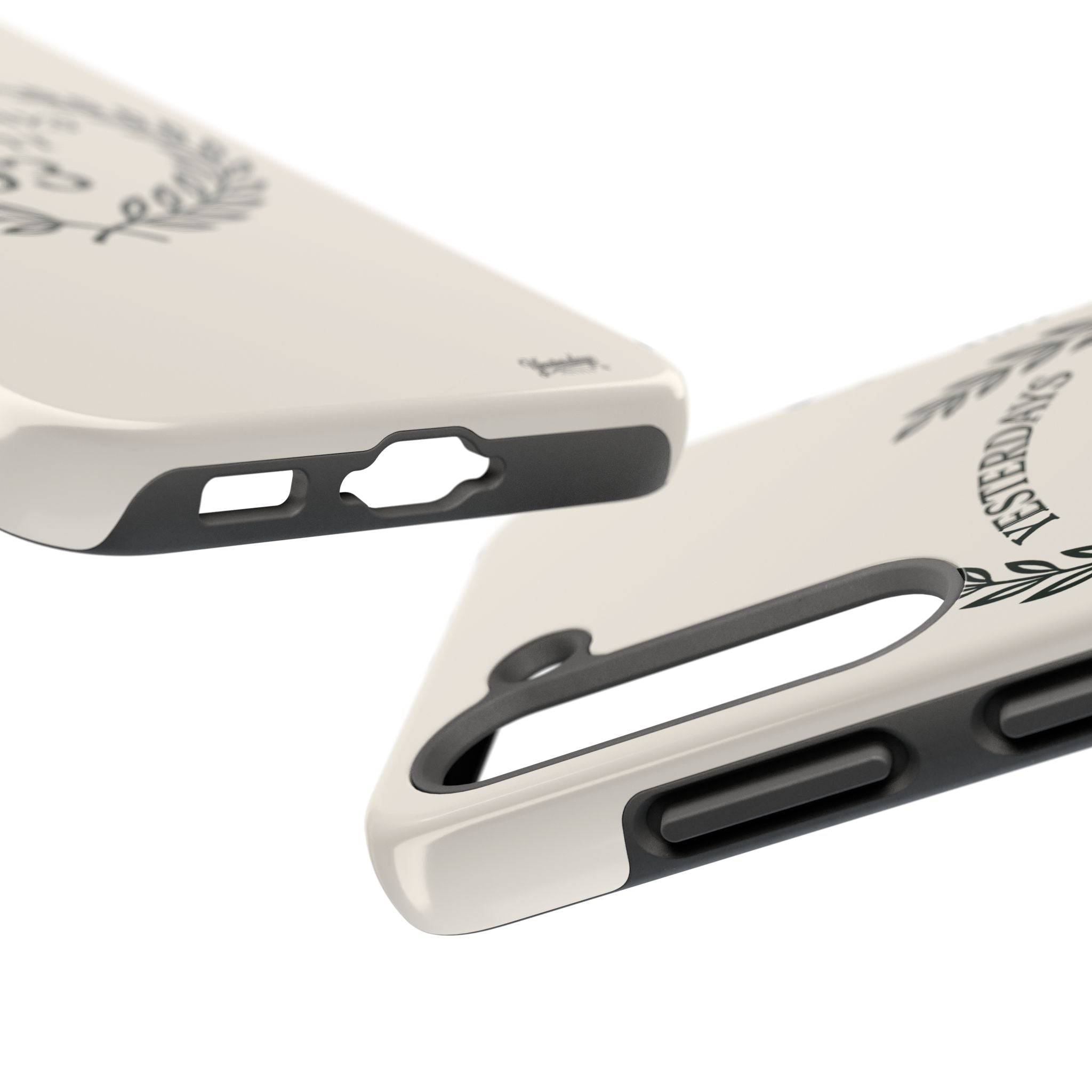 Yesterdays Outfit 93 phone case | laurel wreath graphic