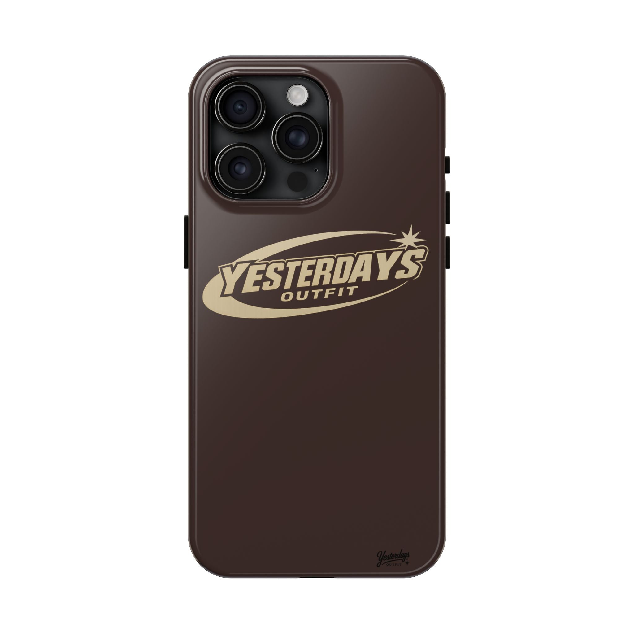 Yesterdays Outfit logo Tough Phone Case | Retro Badge Phone Case