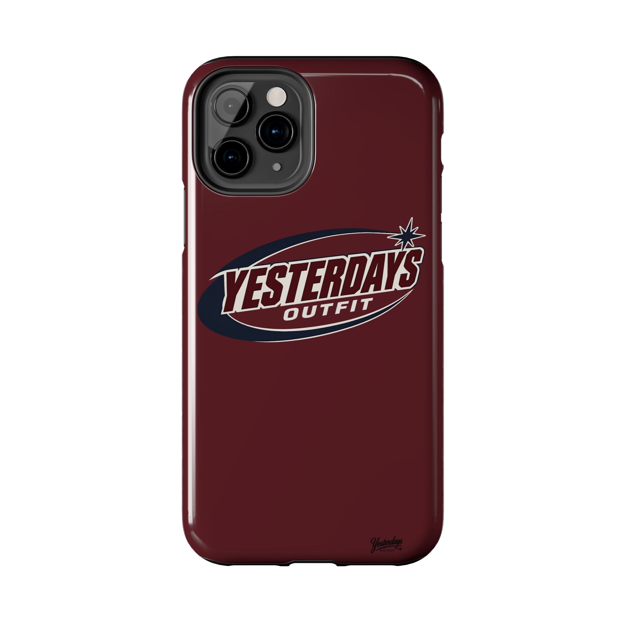 Yesterdays Outfit logo Tough Phone Case | Retro Badge iPhone Android
