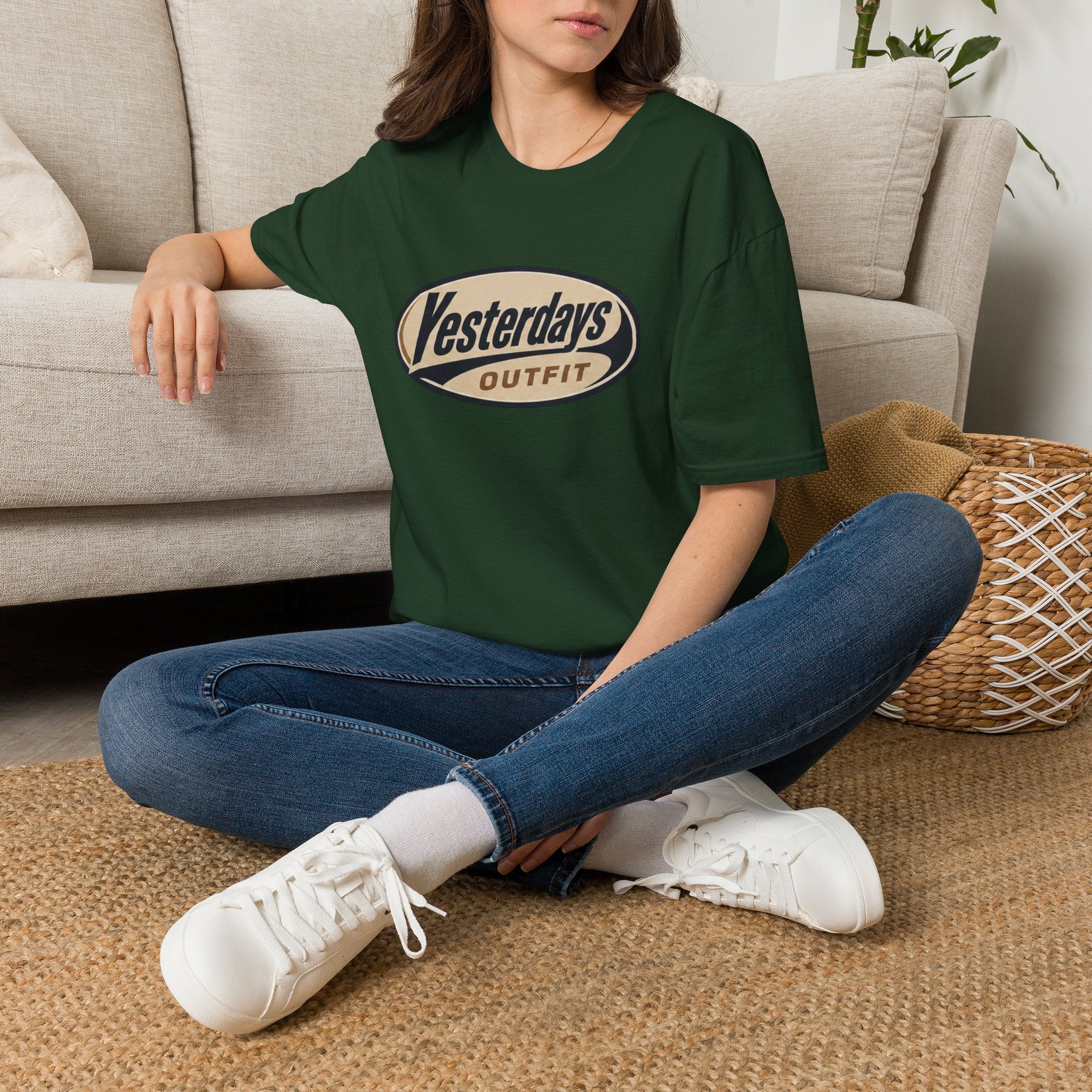 Yesterdays Outfit logo T-Shirt | vintage oval graphic tee