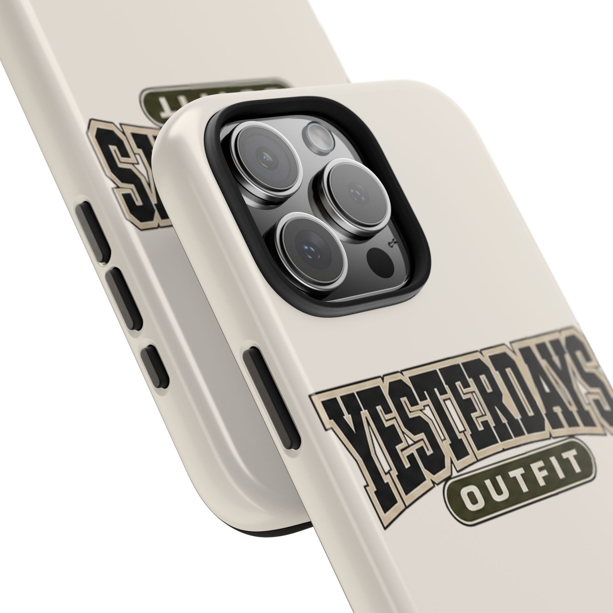 Yesterdays Outfit Phone Case | Retro Collegiate Logo, Tough Phone Case