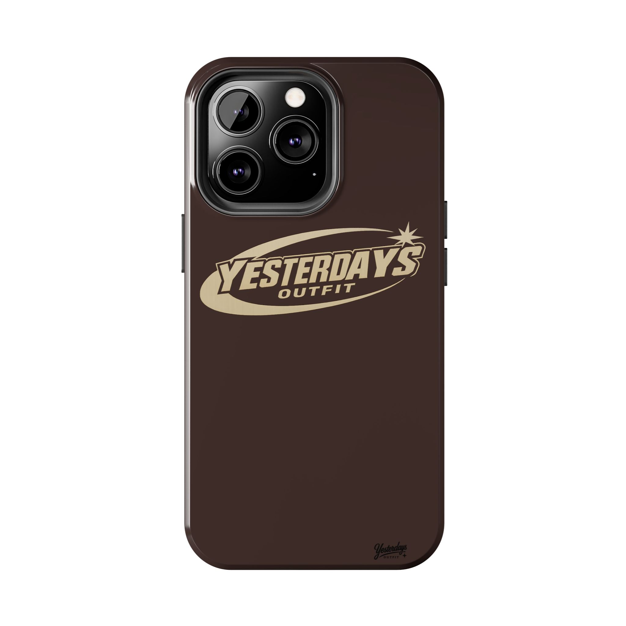 Yesterdays Outfit logo Tough Phone Case | Retro Badge Phone Case