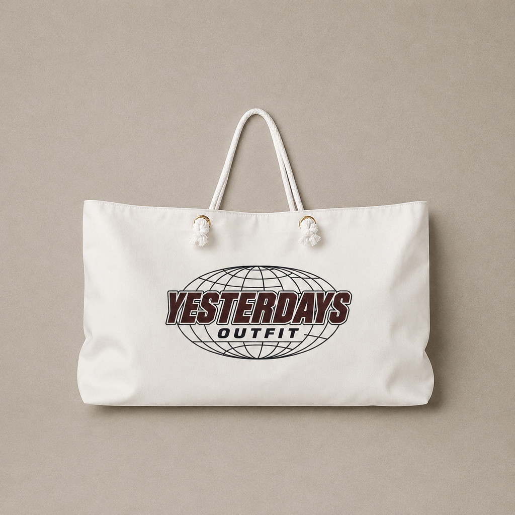 Worldwide Retro Star | Ecru Getaway Bag