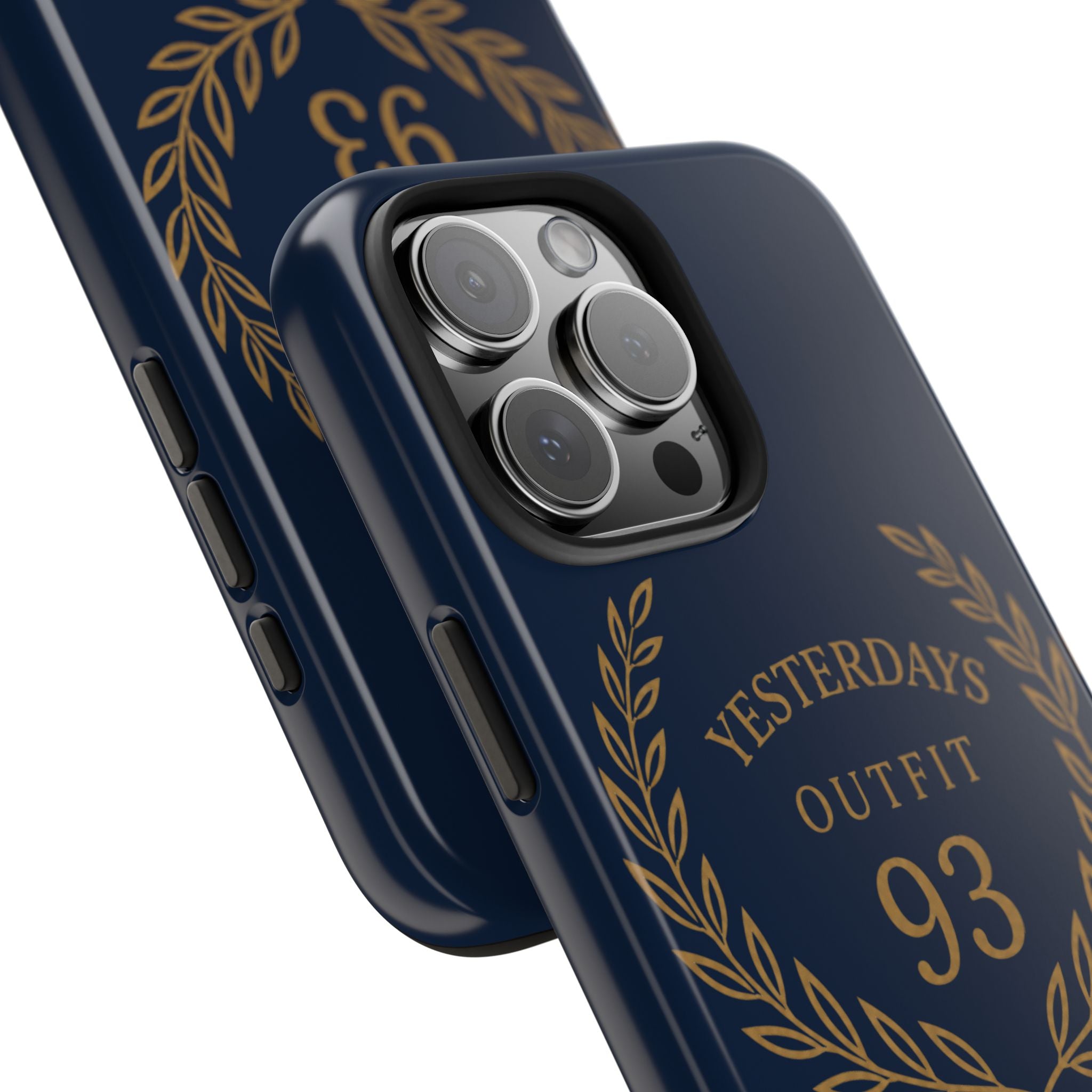 Yesterdays Outfit 93 Phone Case | Laurel Wreath Navy Protective Case