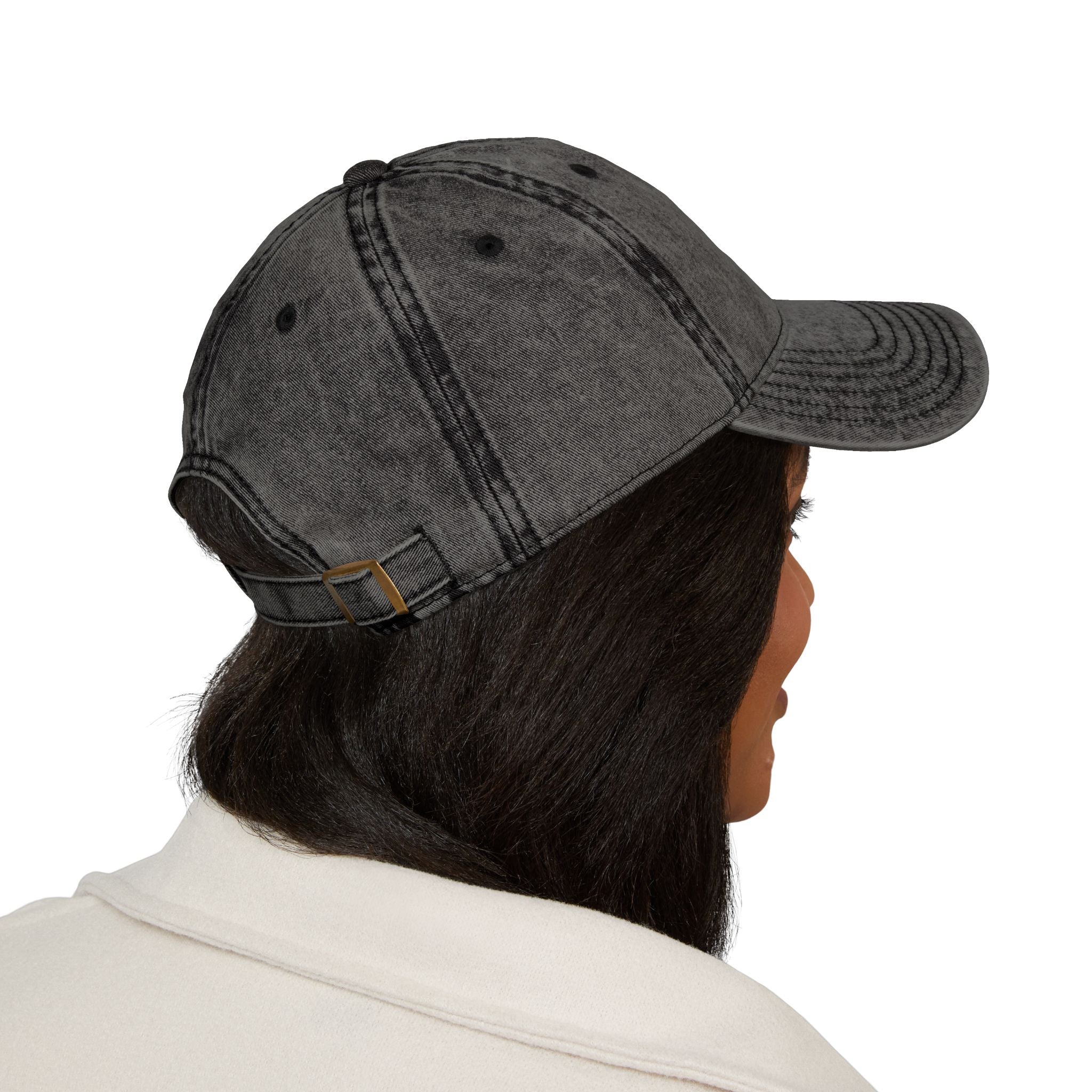 Yesterdays Logo Vintage Cap, Embroidered Hat | Distressed Baseball Cap