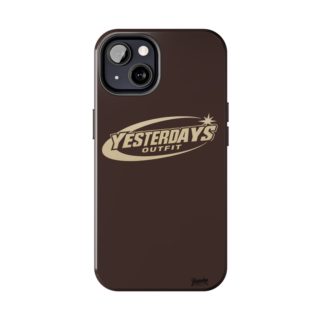 Yesterdays Outfit logo Tough Phone Case | Retro Badge Phone Case