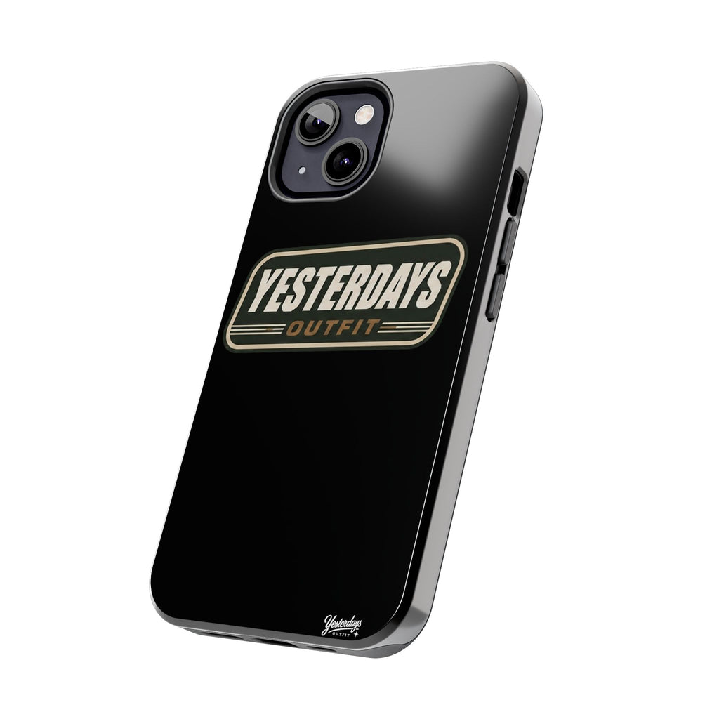 Yesterdays Outfit vintage logo Tough Phone Case | retro badge phone cover