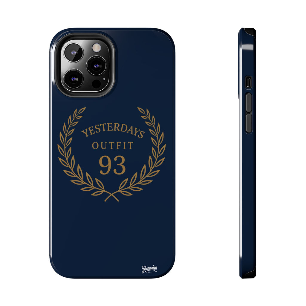 Yesterdays Outfit 93 Phone Case | Laurel Wreath Navy Protective Case